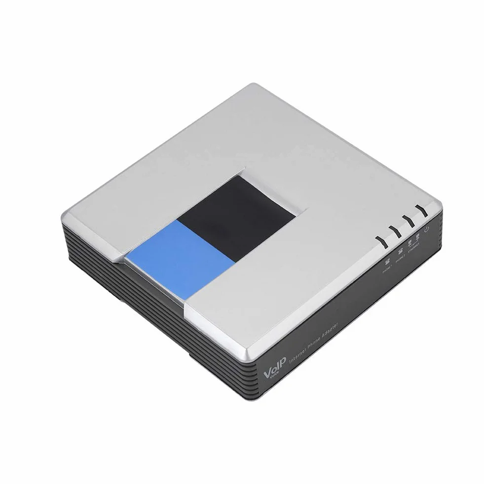 Demeras VoIP adapter telefoniczny 2-portowy SIP-RJ45