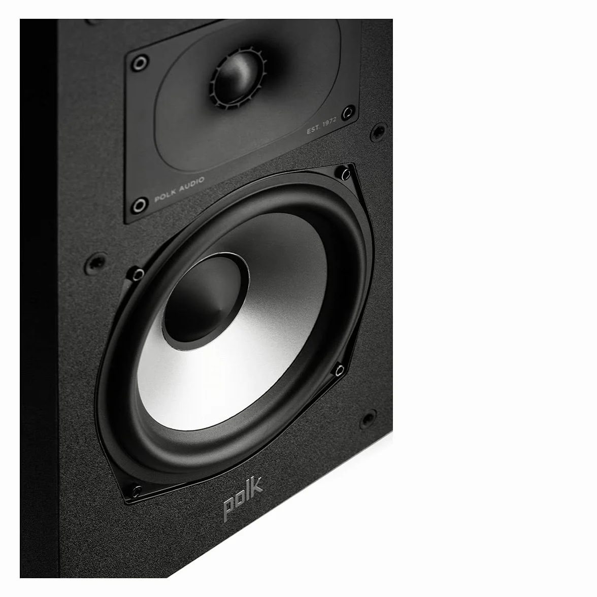 POLK AUDIO MXT20BK MXT20BKor XT20 Boekenplank Luidsprekers met Hoge Resolutie, Boekenplank Speakers met Hi-Res Gecertificeerde Prestaties, Dolby Atmos-gecertificeerd en DTS:X-compatibel MXT20BK- Zwart