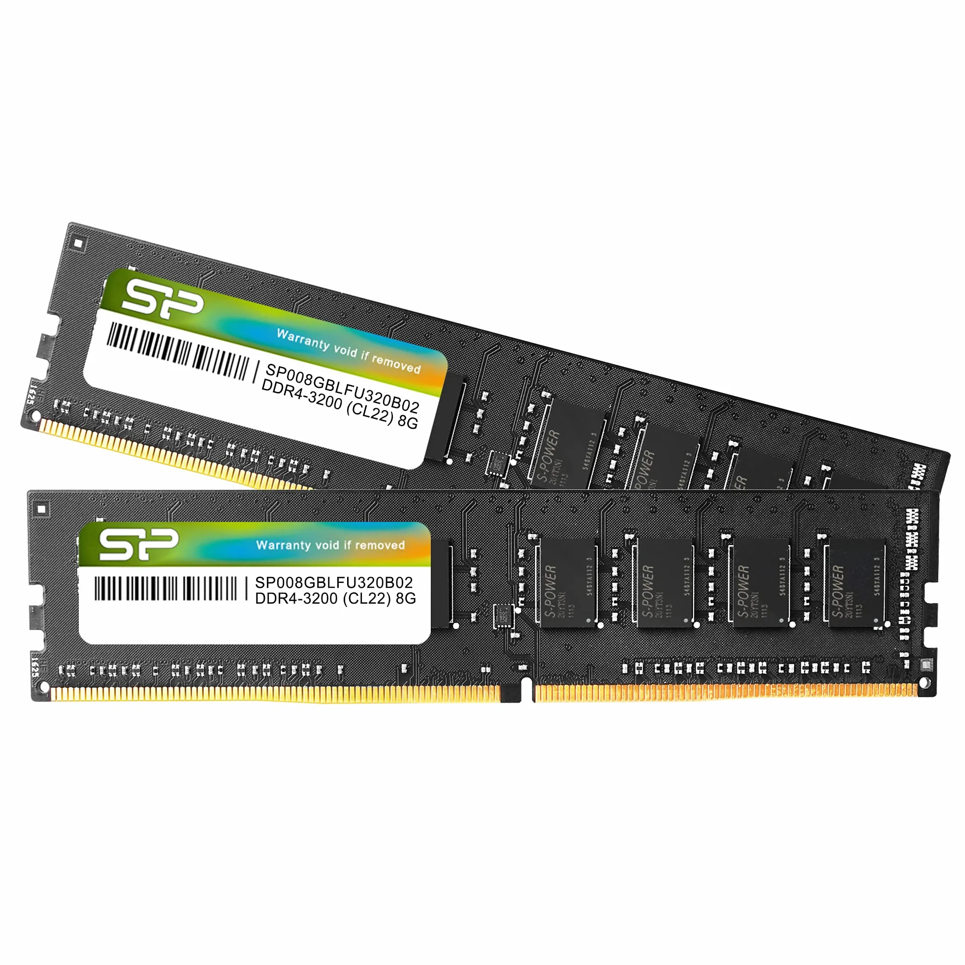 Silicon Power DDR4 16 GB (2 x 8 GB) 3200 MHz PC4-25600 CL22 UDIMM Pamięć do komputera stacjonarnego