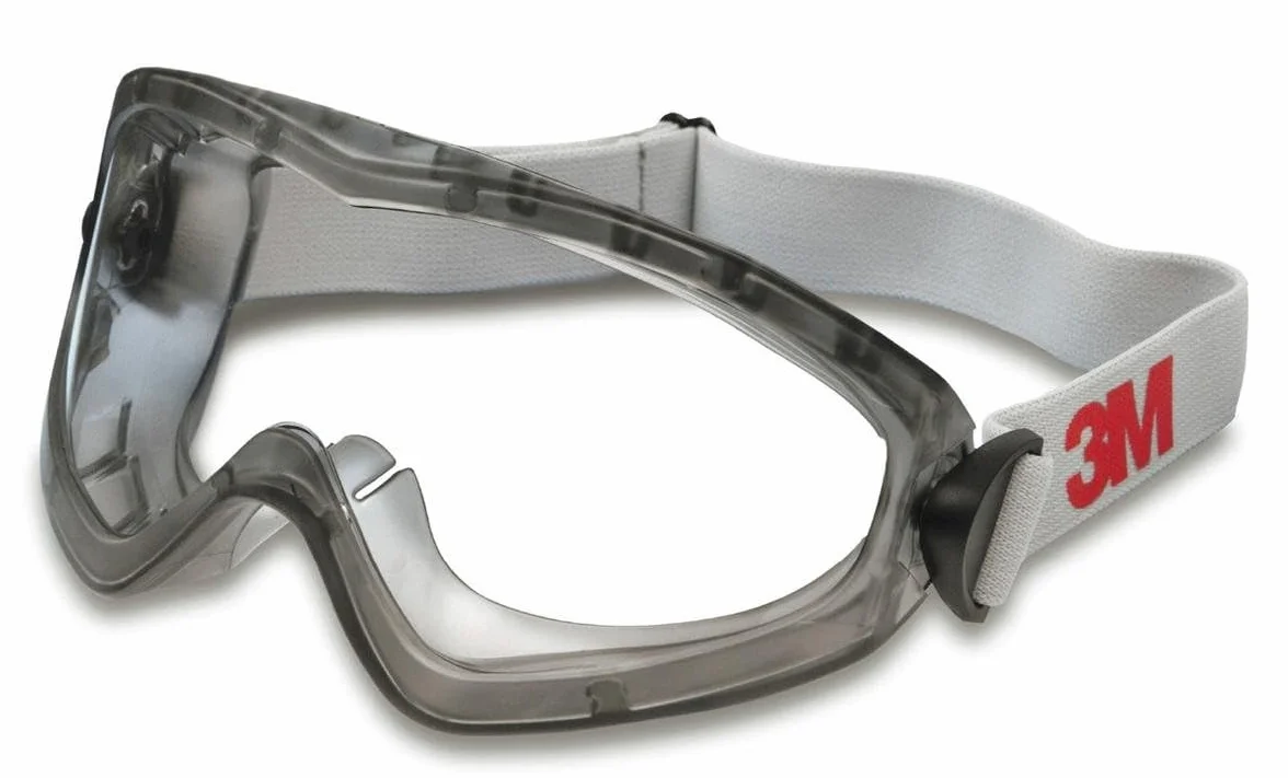 3M 2890SA okulary korekcyjne, seria 2890, AF, UV, A, bez otworów wentylacyjnych (gazoszczelne), przezroczyste
