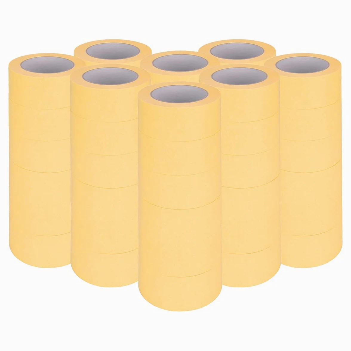 verpacking 48 rolek taśmy krepowanej, długość 50 m, taśma malarska, szerokość 50 mm taśma maskująca