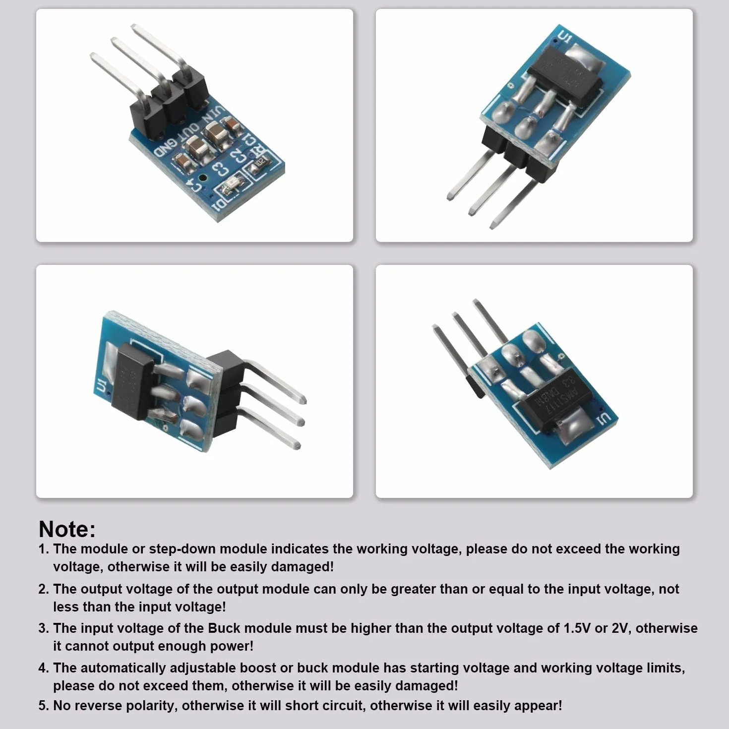 RUNCCI-YUN 10 sztuk 4,75 V-12 V do 3,3 V 800 mA DC Step Down Converter Regulator napięcia, przetwornik mocy do Raspberry Pi moduł zasilania