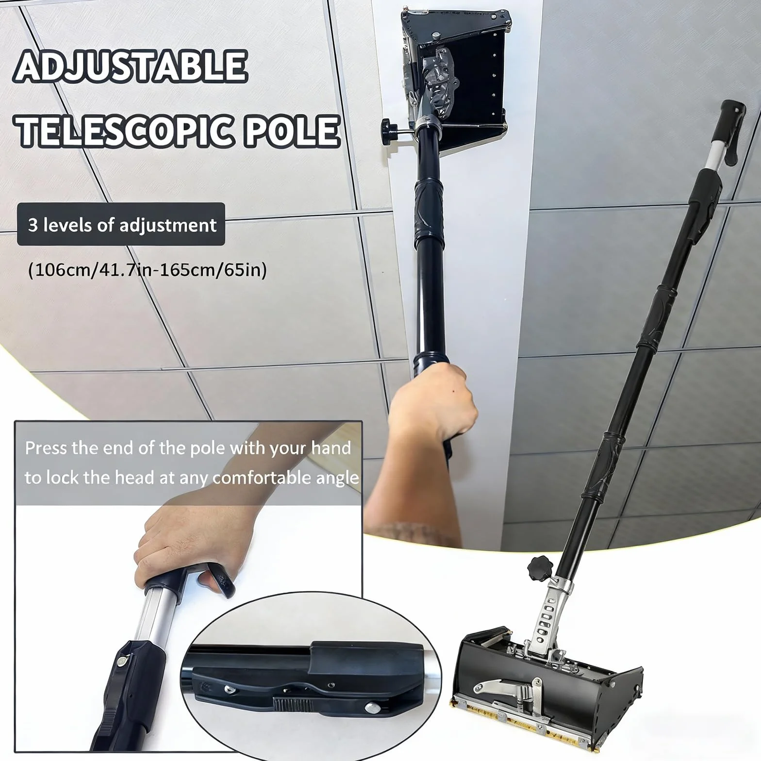 Płaskie pudełko do płyt kartonowo-gipsowych, 25 cm, profesjonalne pudełko do wykańczania płyt kartonowo-gipsowych, aluminiowe pudełko wykończeniowe, narzędzie do szybkiego czyszczenia płyt