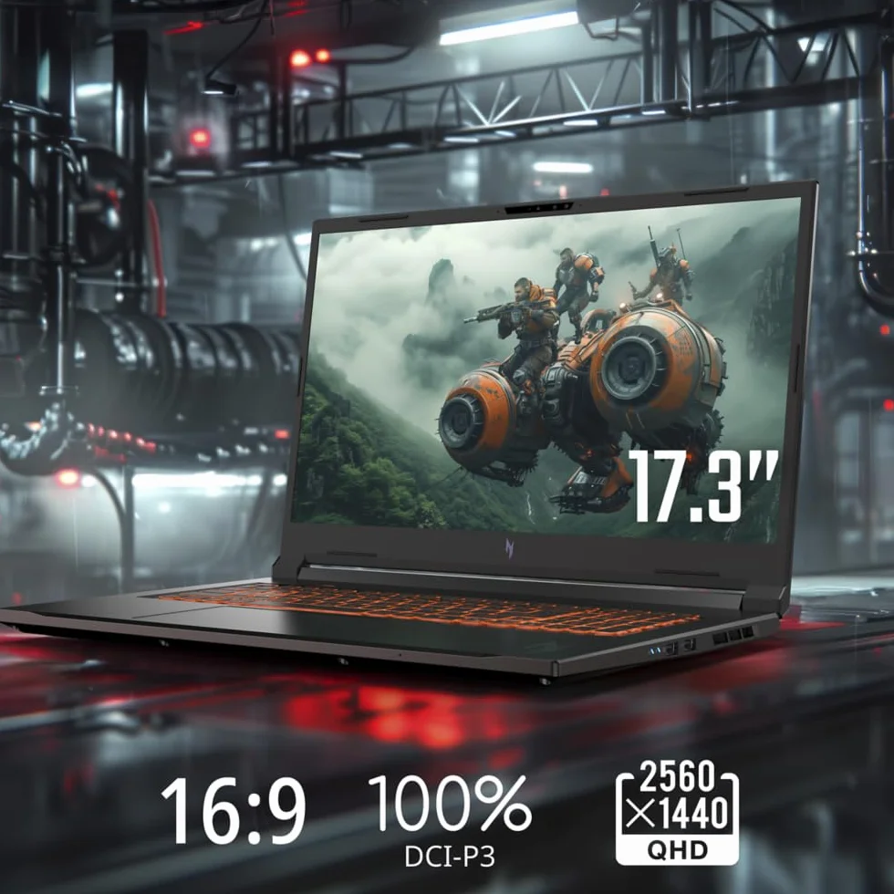 acer Nitro V 17 AI ANV17-61 Laptop Gaming 17.3" Full HD IPS AMD Ryzen AI 9 365 32 GB RAM 1024 GB SSD GeForce RTX 5070 Czarny