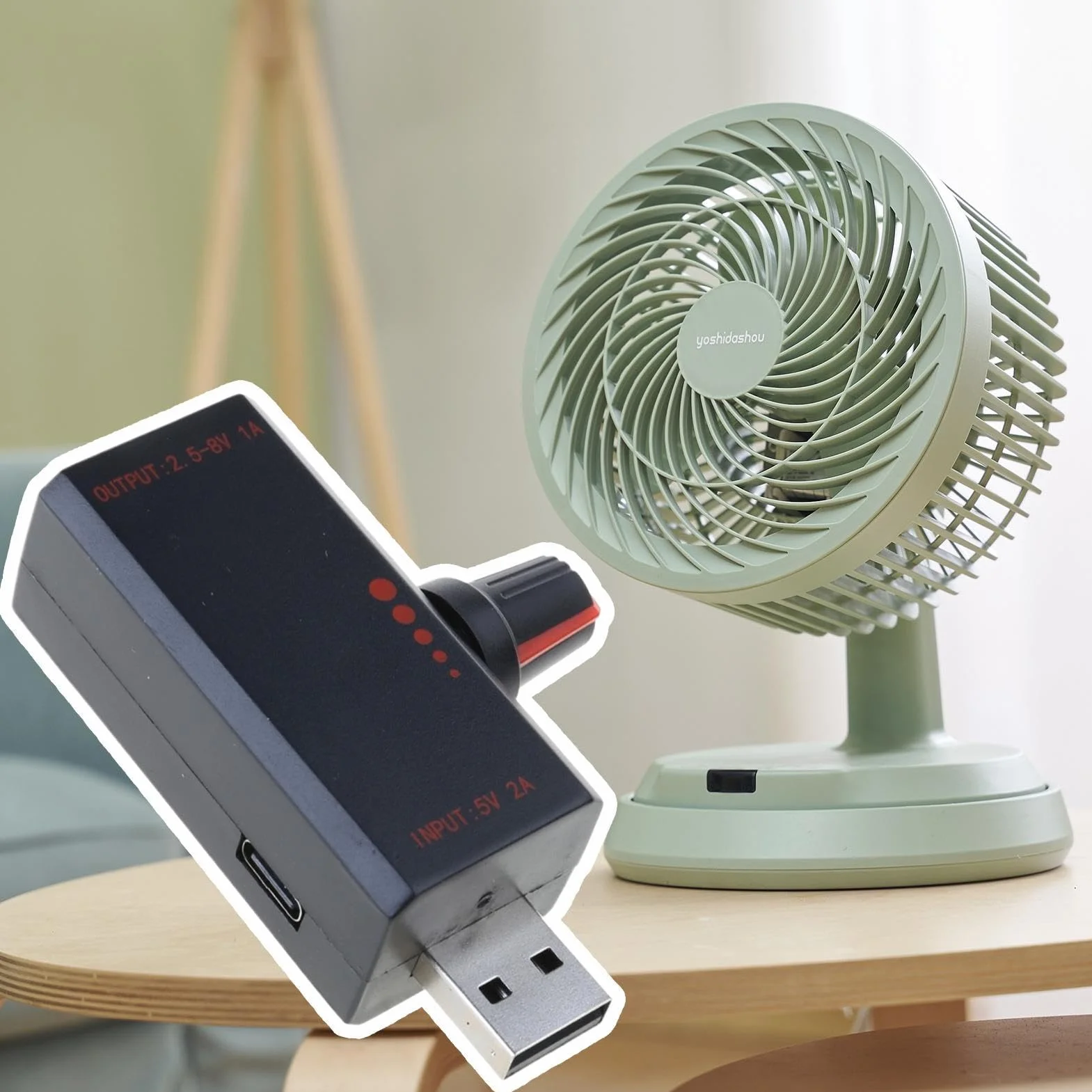 Regulator prędkości wentylatora USB 5V reduktor indukcyjny regulowany