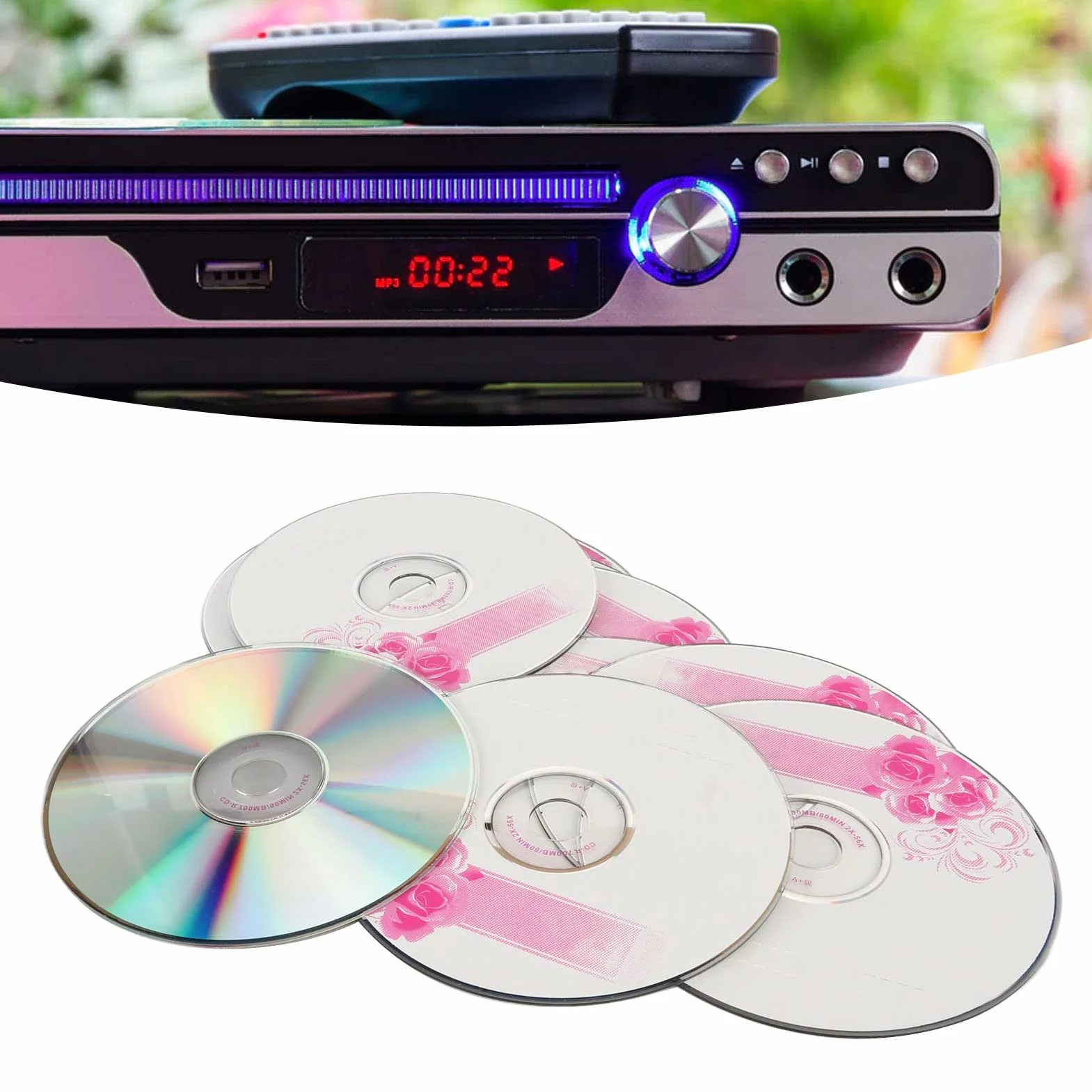 Puste Dyski CD-R 52x 700 MB Zgodne z IOS 10 sztuk