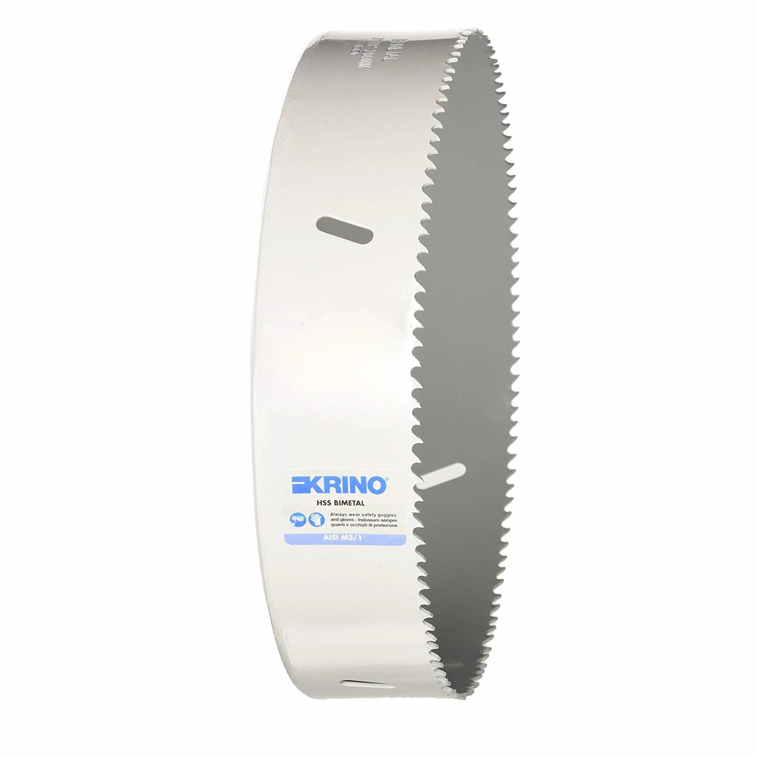 Krino 2106021000 otwornice do metalu HSS A uzębienie zmienne, szare, 210 mm