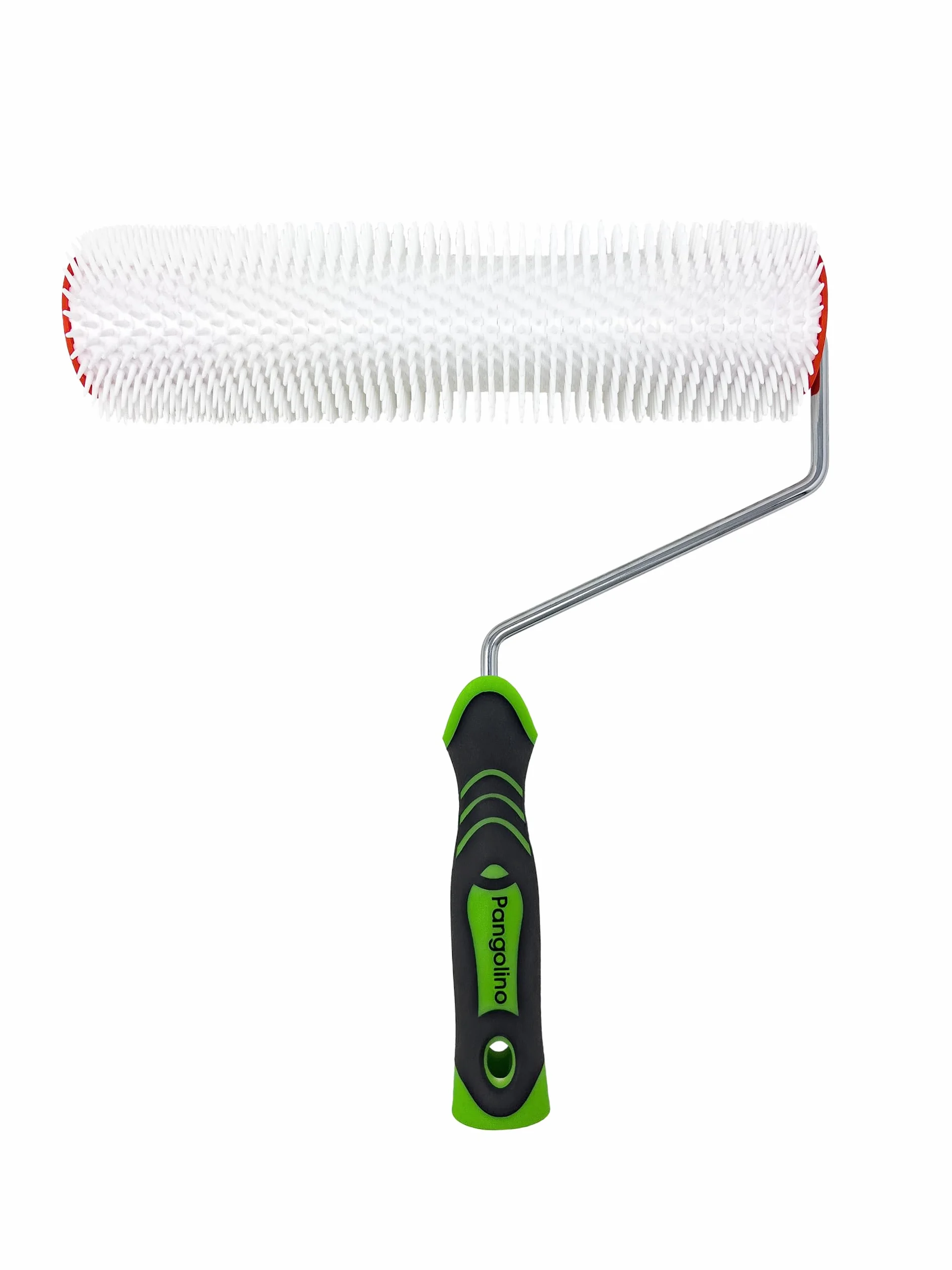 Pangolino Rolka odpowietrzająca, 25 cm, metalowy pałąk na jedno ramię, długość szczytu : 31 mm, profesjonalna jakość, rolka z wypustkami do wentylacji wykładzin podłogowych