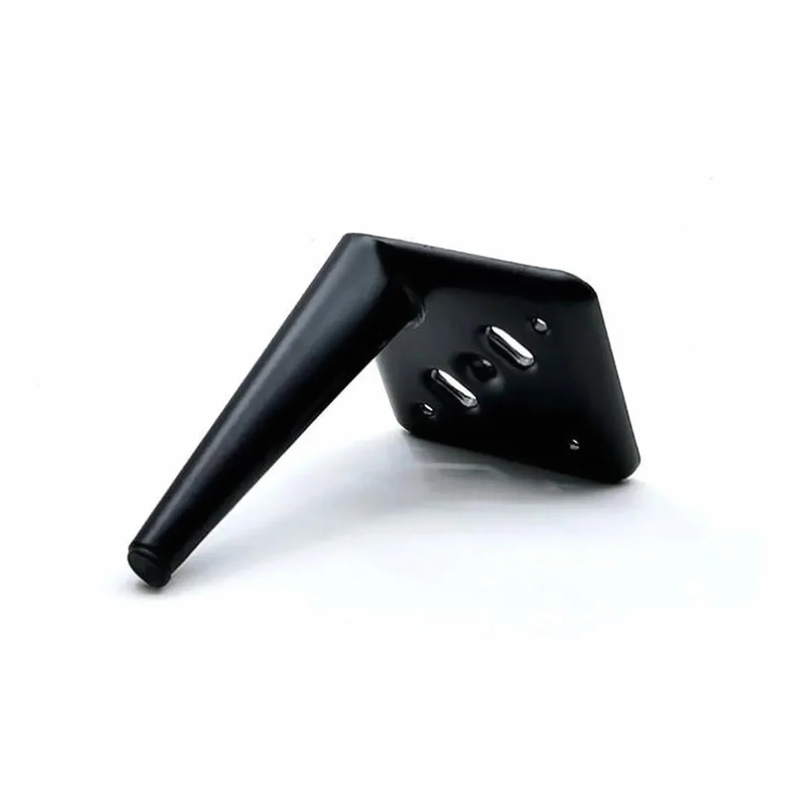 13cm 15cm stylowe czarne stożkowe nóżki do mebli podkładka gumowa nóżki do szafki stopka do krzesła na stół Sofa antypoślizgowy sprzęt pomocniczy(15cm)