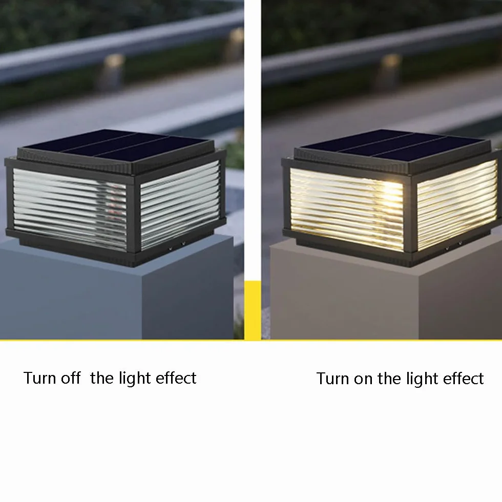 Nowoczesne oświetlenie słupków ogrodowych, lampy solarne do słupków, światła LED do słupków drzwiowych, lampy postowe do latarni vintage, światła słupków, oświetlenie krajobrazu, słup latarni