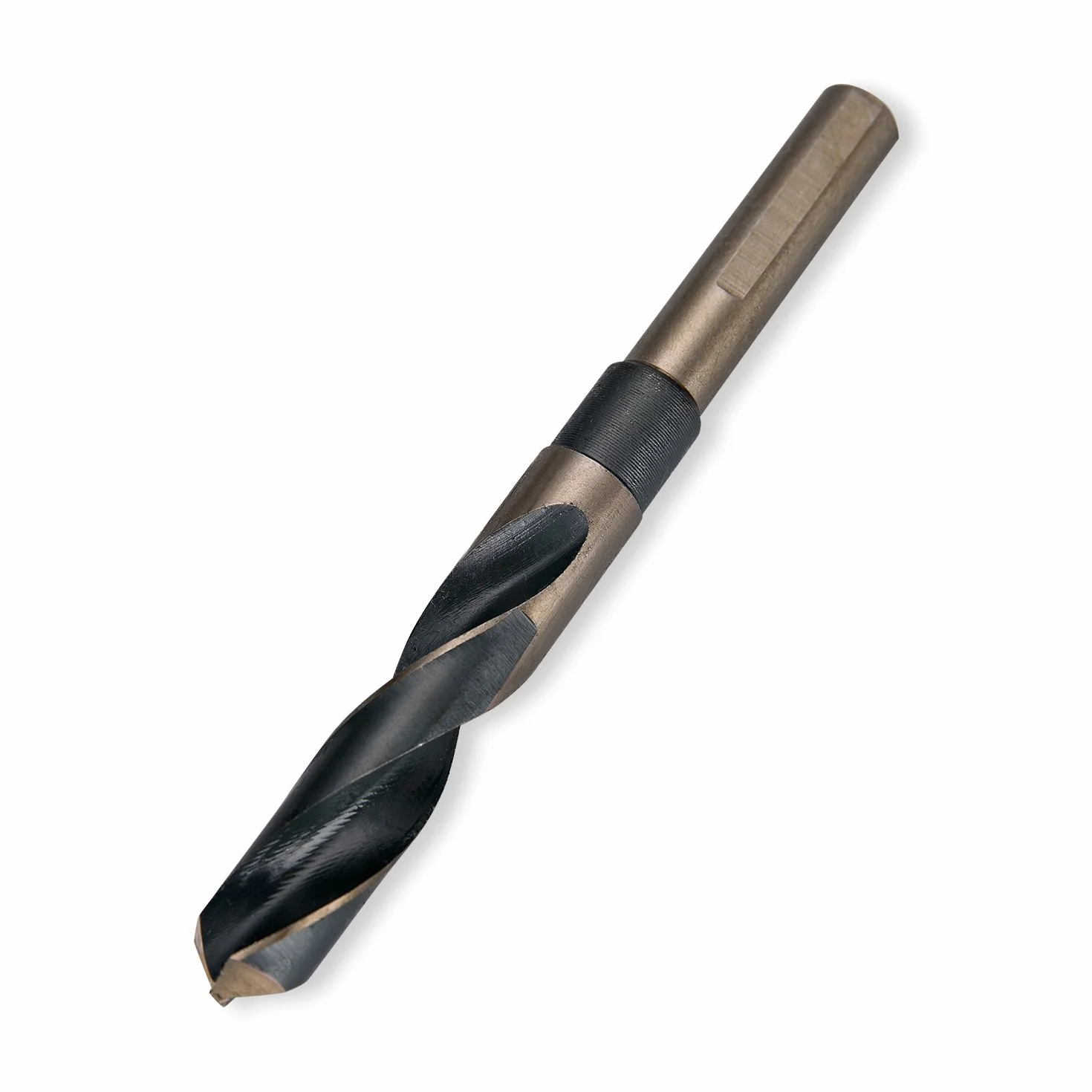 EFFICERE 8-częściowy zestaw wierteł 1/5.1 cm z chwytem srebrnym i Deming w aluminiowej walizce transportowej, stal szybkotnąca (HSS) | SAE rozmiar 9/40.6 cm - 2.5 cm na 1/16 przyrost