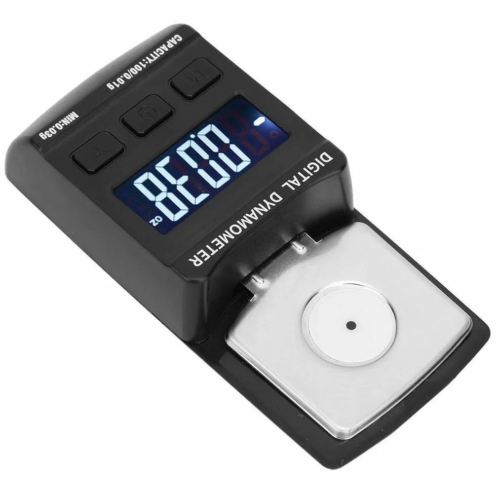 Cyfrowy platynowy miernik siły nacisku igły 100g / 0,01g Skala miernika ciśnienia igły LCD