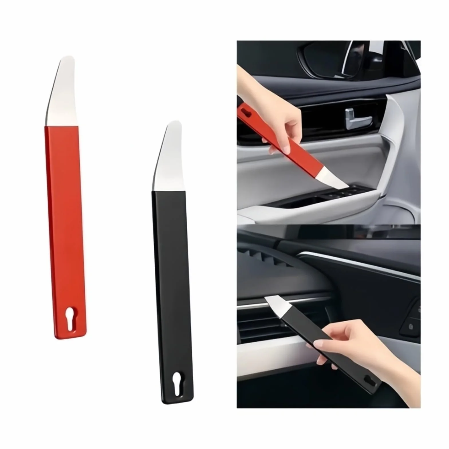 Narzędzie do usuwania wykończenia samochodu ze stali nierdzewnej Pry Bar Drzwi Panel Fastener Driver