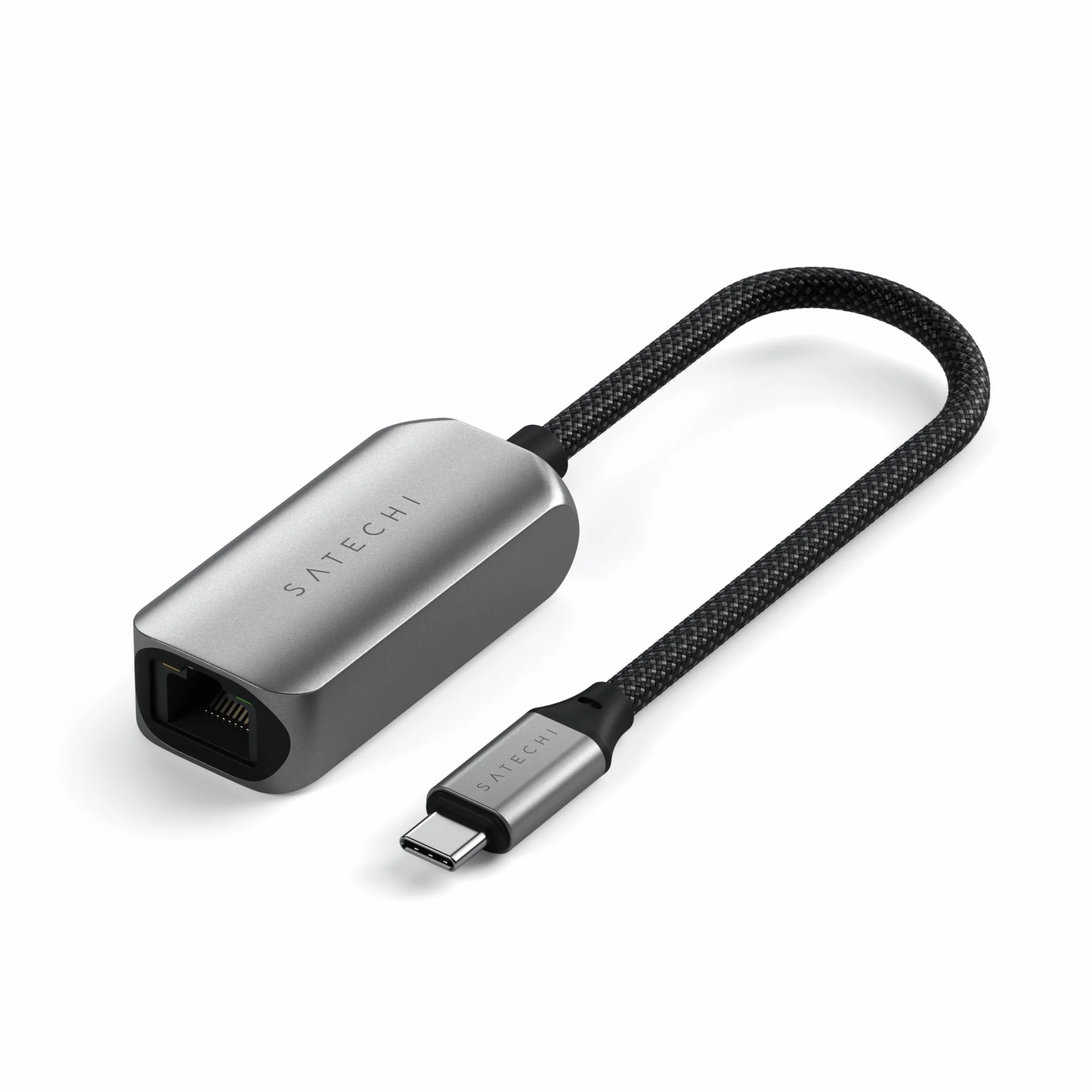 SATECHI Adapter sieciowy USB-C 2,5 Gigabit Ethernet do MacBook Air/Pro, laptopa, iPad, iPhone