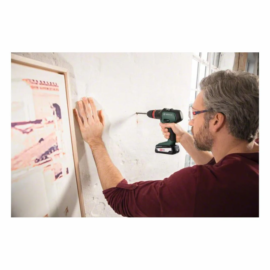 Bosch Akumulatorowa wiertarko-wkrętarka udarowa AdvancedImpact 18 zestaw (akumulator 2,5 Ah, 18 V, HMI, z akcesoriami, w walizce)