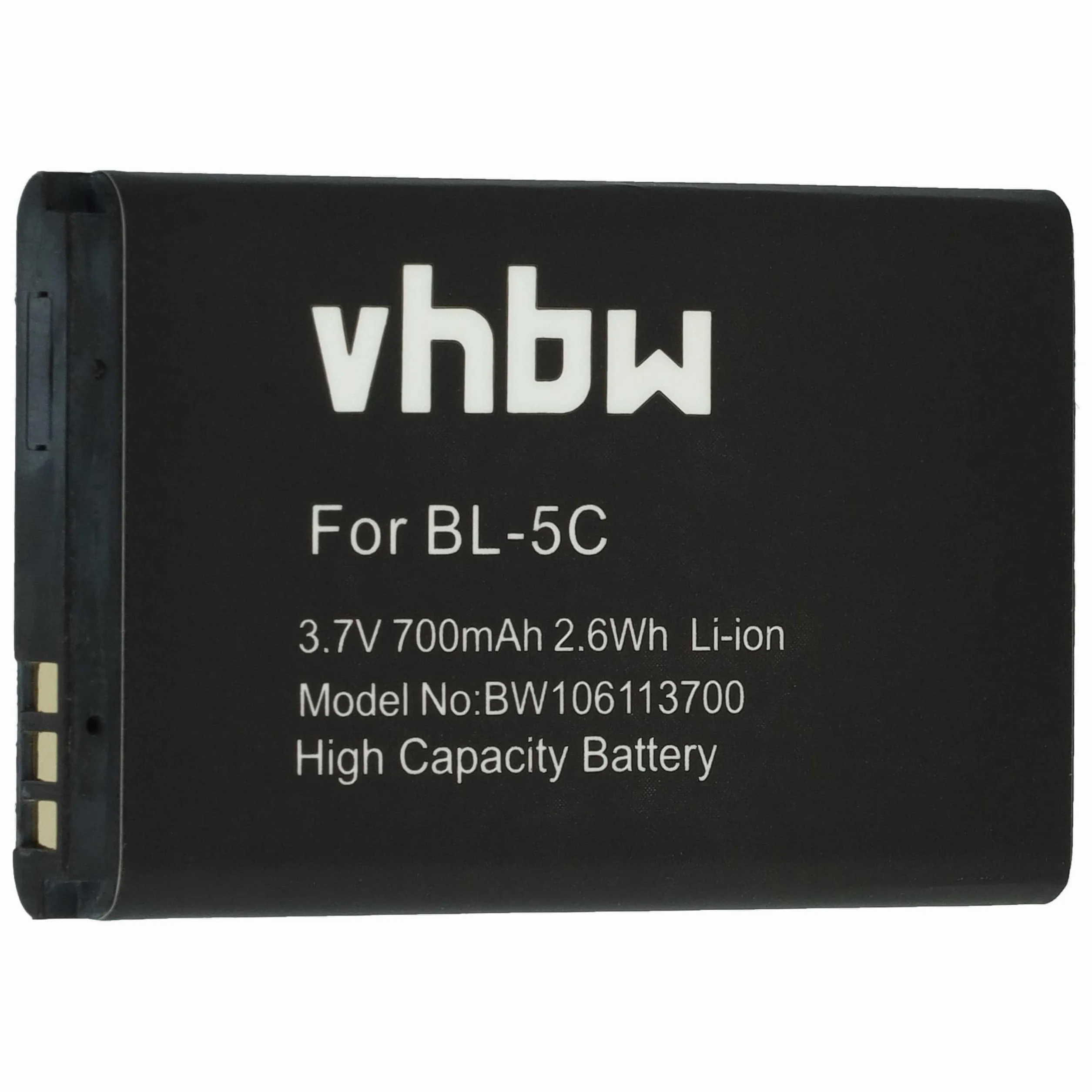 vhbw akumulator kompatybilny z i-Blue 757 Pro HX-N3650A BA-01 HX-N3650U-G GPS Bluetooth 700mAh 3,7 V Li-Ion