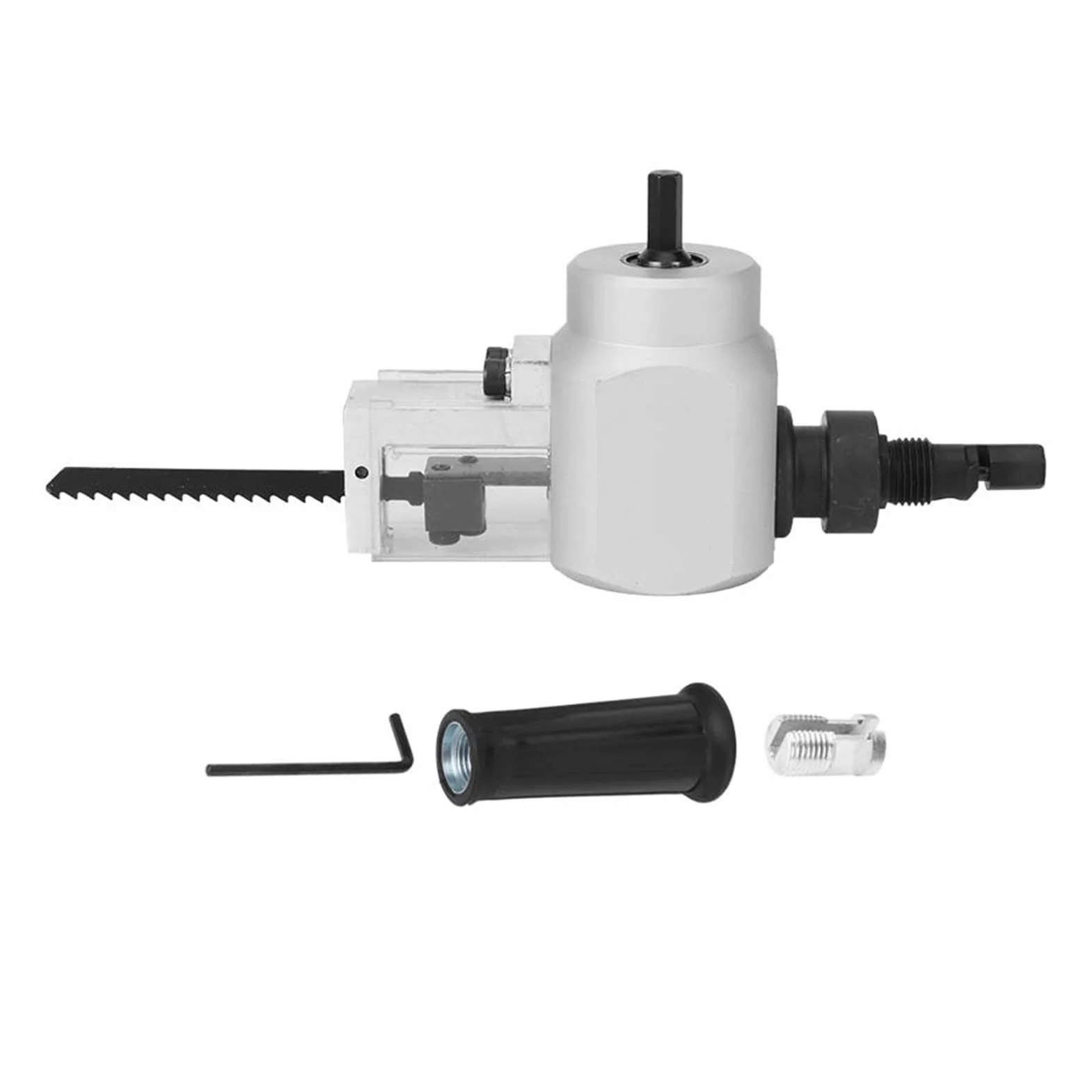 Yt-180A Podwójna głowica blacha rozdzierak do drewna narzędzie do cięcia metalu piła adapter wiertarka elektryczna do wyrzynarki zestaw do konwersji narzędzia elektryczne Aessories