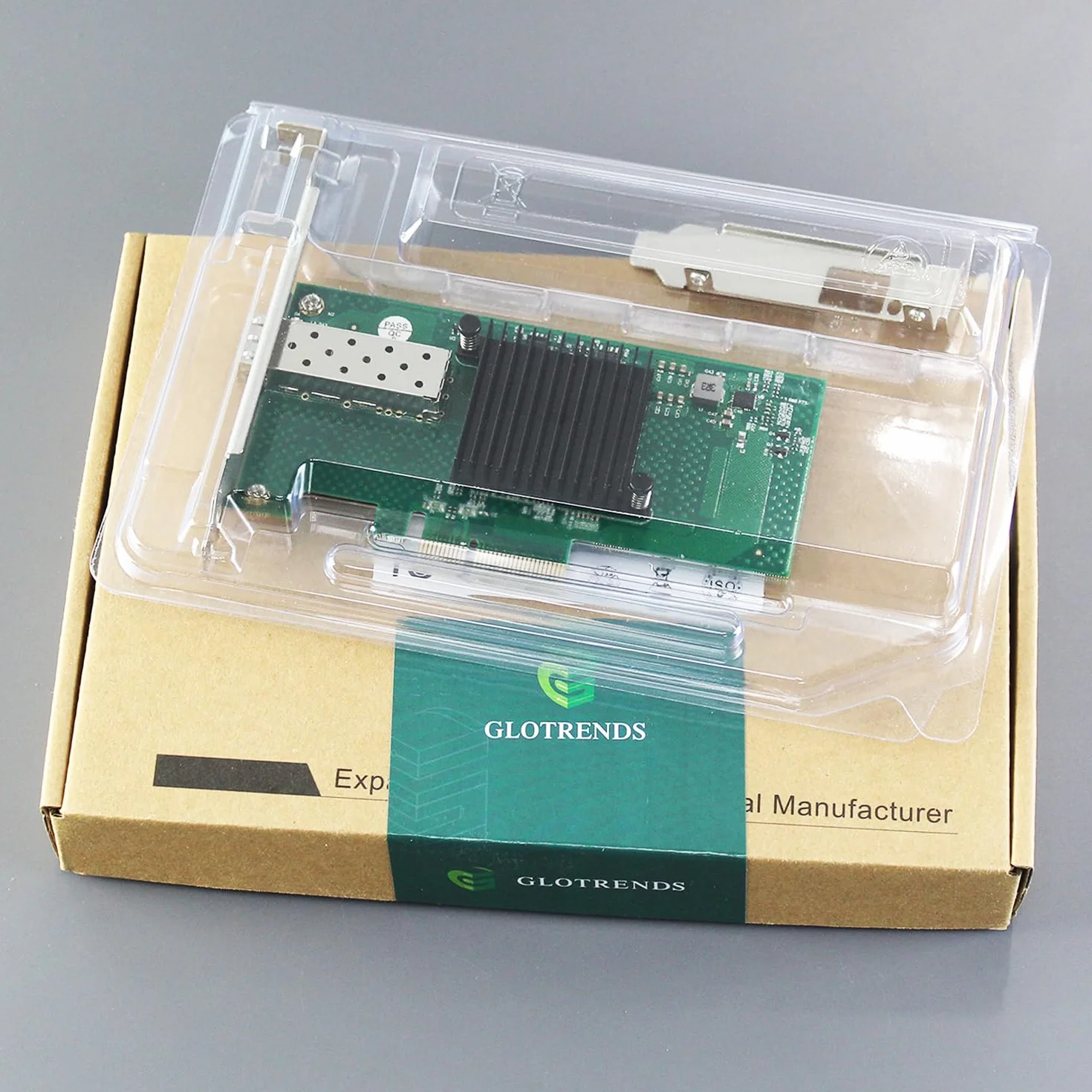 GLOTRENDS ST7315 Karta sieciowa 10Gb SFP+ Intel 82599EN X520-DA1 PCIe x4 niskoprofilowa