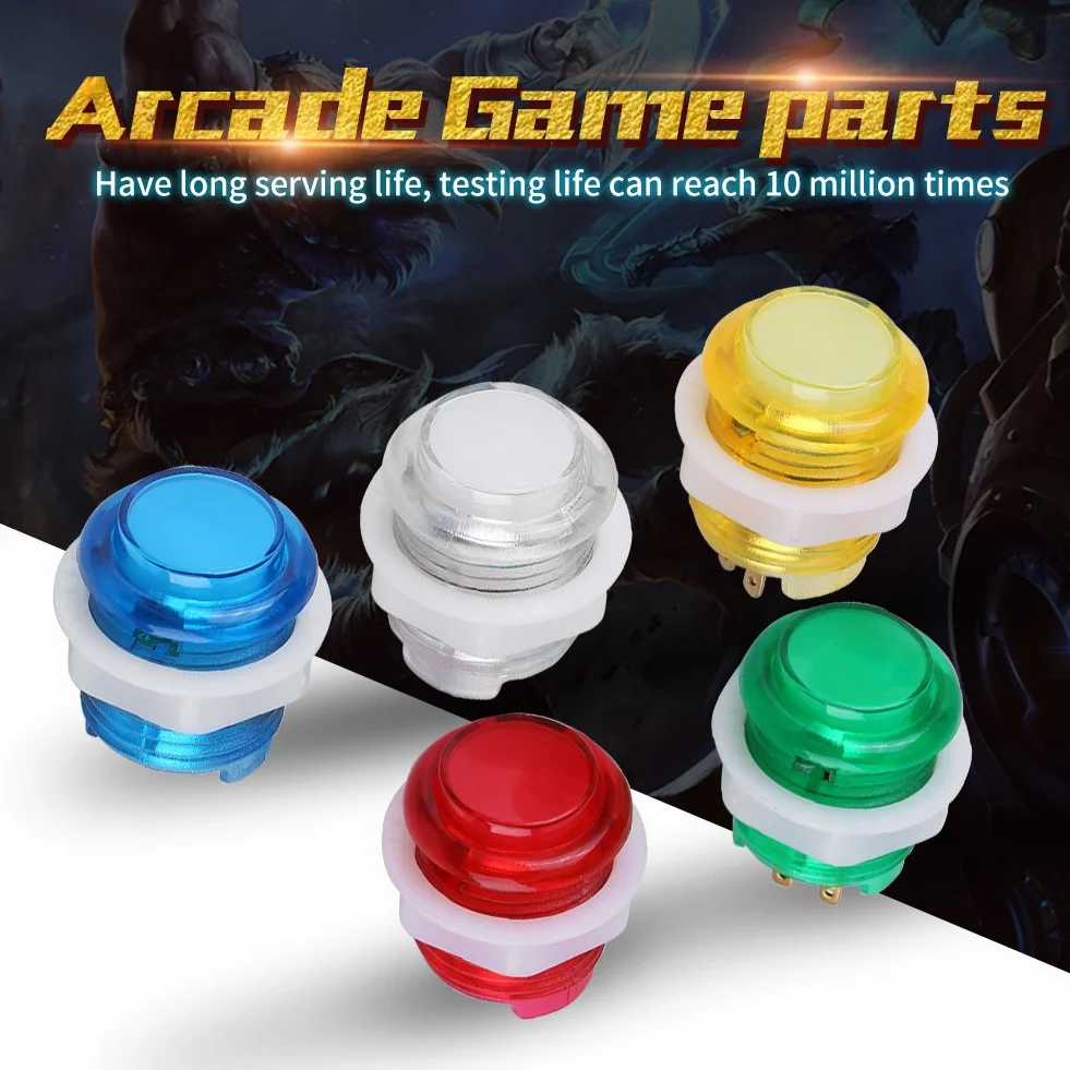 Pssopp 5PC Button podświetlane przyciski LED z mikroprzełącznikiem do części konsoli od Machine Games