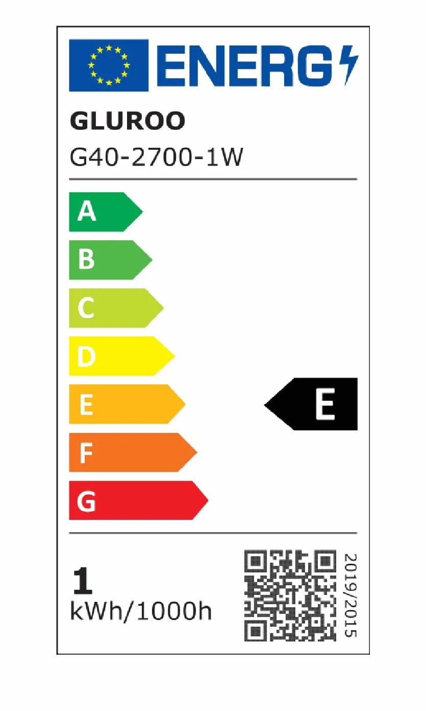 GLUROO Światła girlandowe zewnętrzne 45M, łańcuchy świetlne LED Zasilane z sieci 75+2 plastikowymi żarówkami G40, 2500K Ciepły biały, wodoodporne, zewnętrzne łańcuchy świetlne do ogrodu