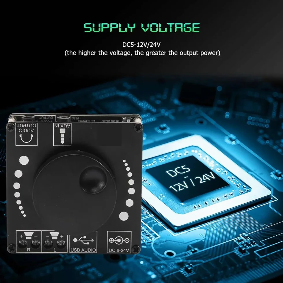 DollaTek 50 wx2 mini bluetooth 5.0 bezprzewodowy wzmacniacz audio p?yta wzmacniacz stereo wzmacniacz 3,5 mm aux usb