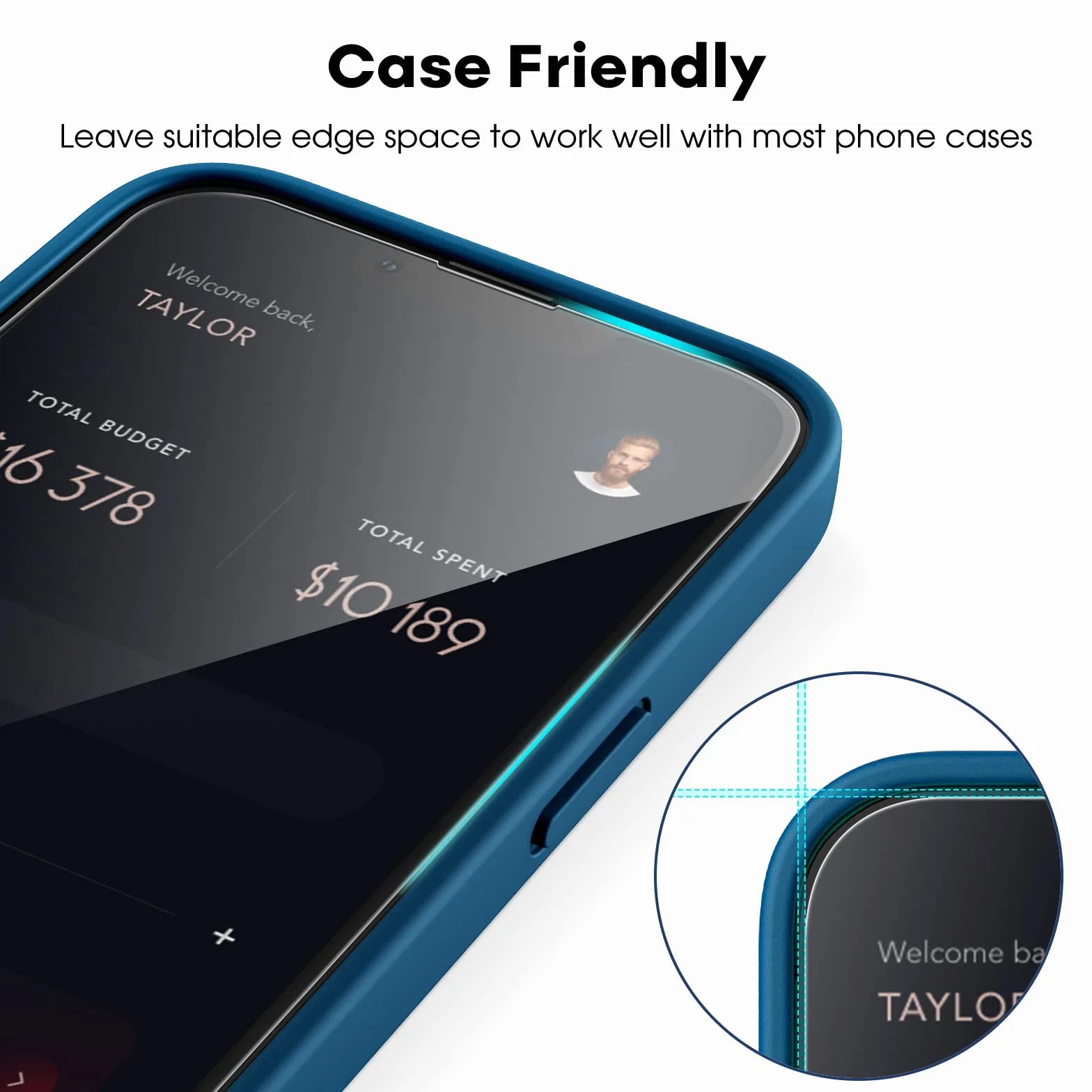 JETech Ochraniacz Ekranu dla iPhone 17e (2026) / iPhone 16e / iPhone 13/13 Pro, Screen Protector z Szkło Hartowane Film Folia z Narzędzie Łatwej Instalacji, 6,1 Cala Wyświetlacz, 3 Sztuki