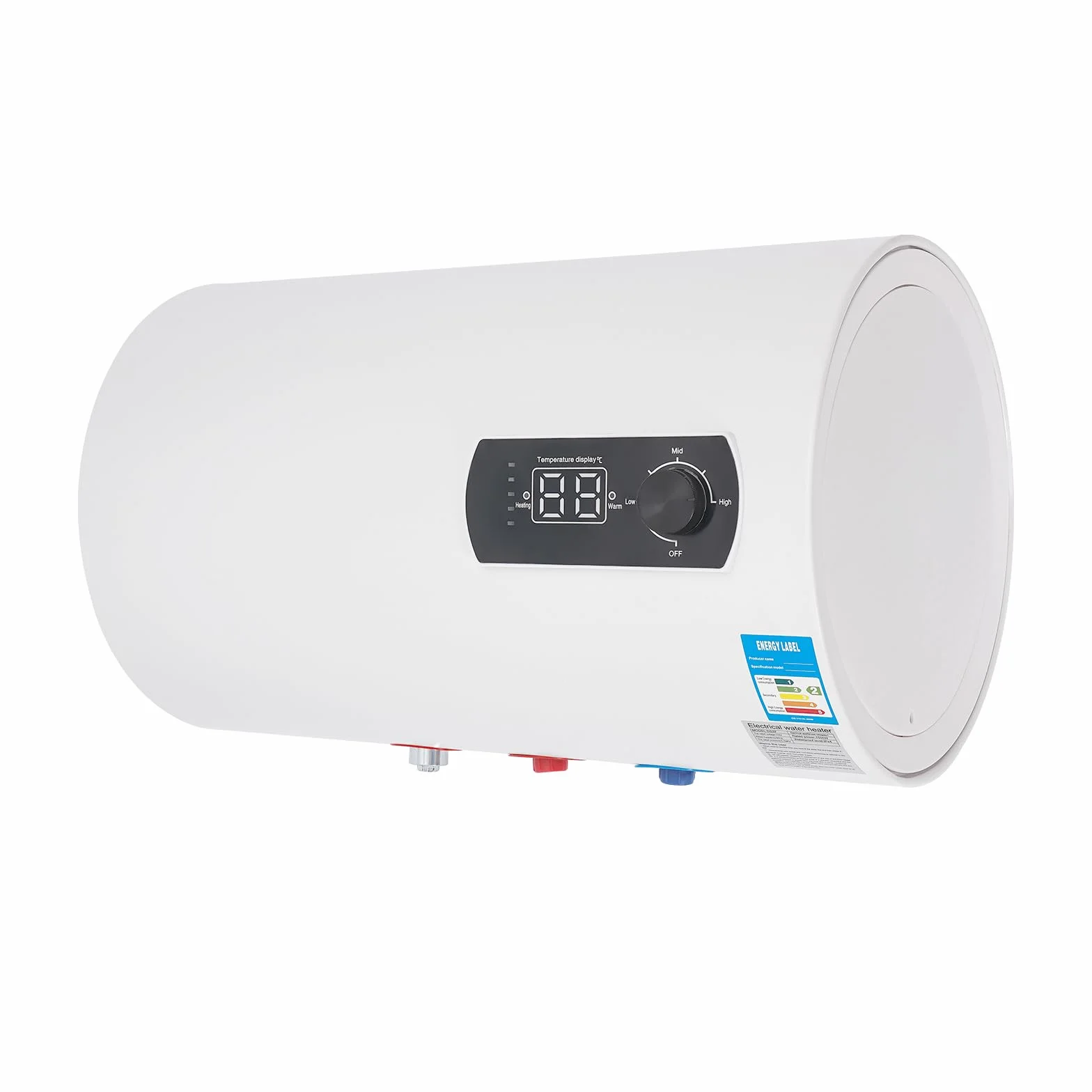 Zbiornik podgrzewacz wody 40 l, elektroniczny podgrzewacz wody 0-75℃, podgrzewacz wody, bojler ciepłej wody, cyfrowy wyświetlacz, zbiornik wody elektrycznej, zbiornik na ciepłą wodę, zbiornik