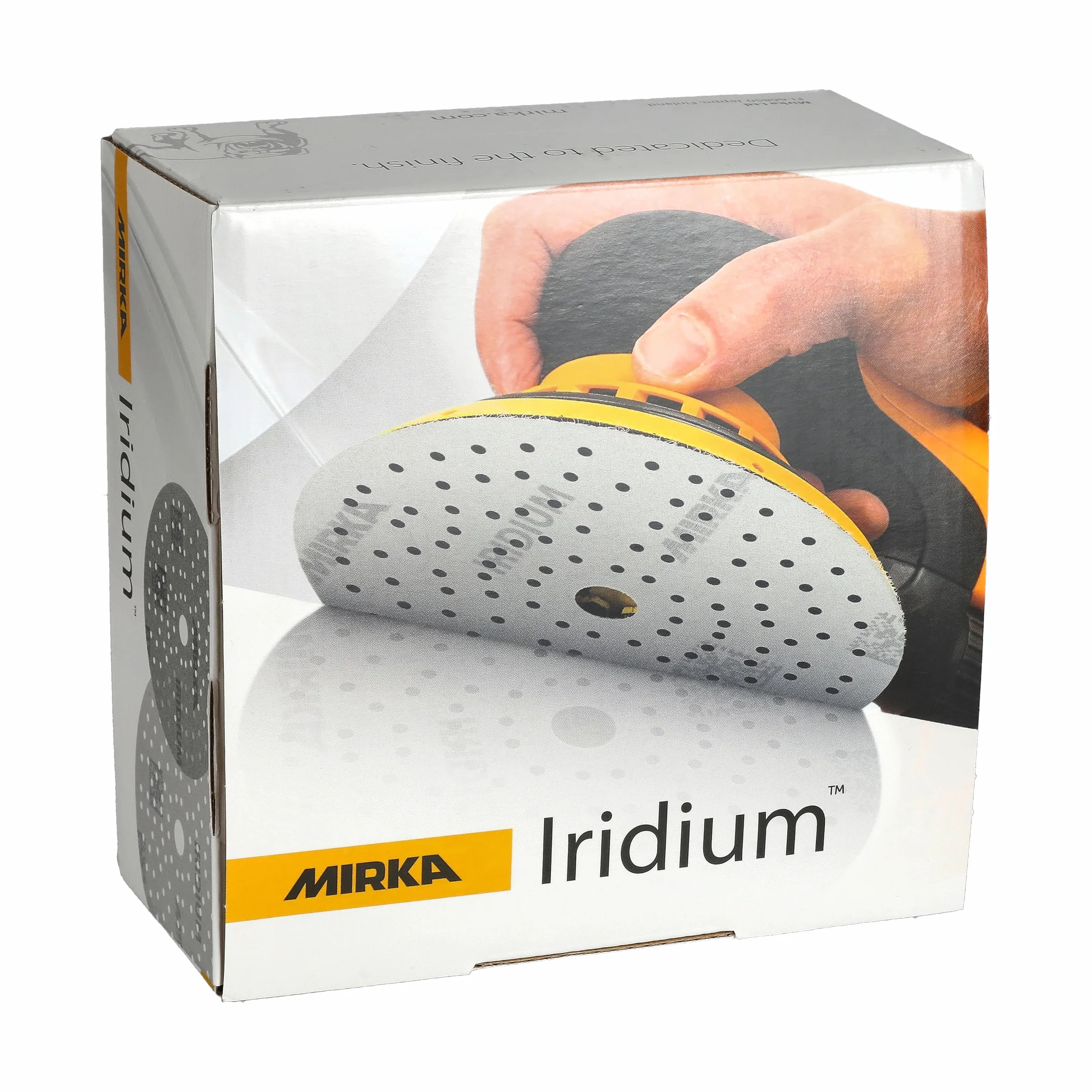 Mirka papier ścierny Iridium 150 mm 121 otworów rzep ziarnistość 40