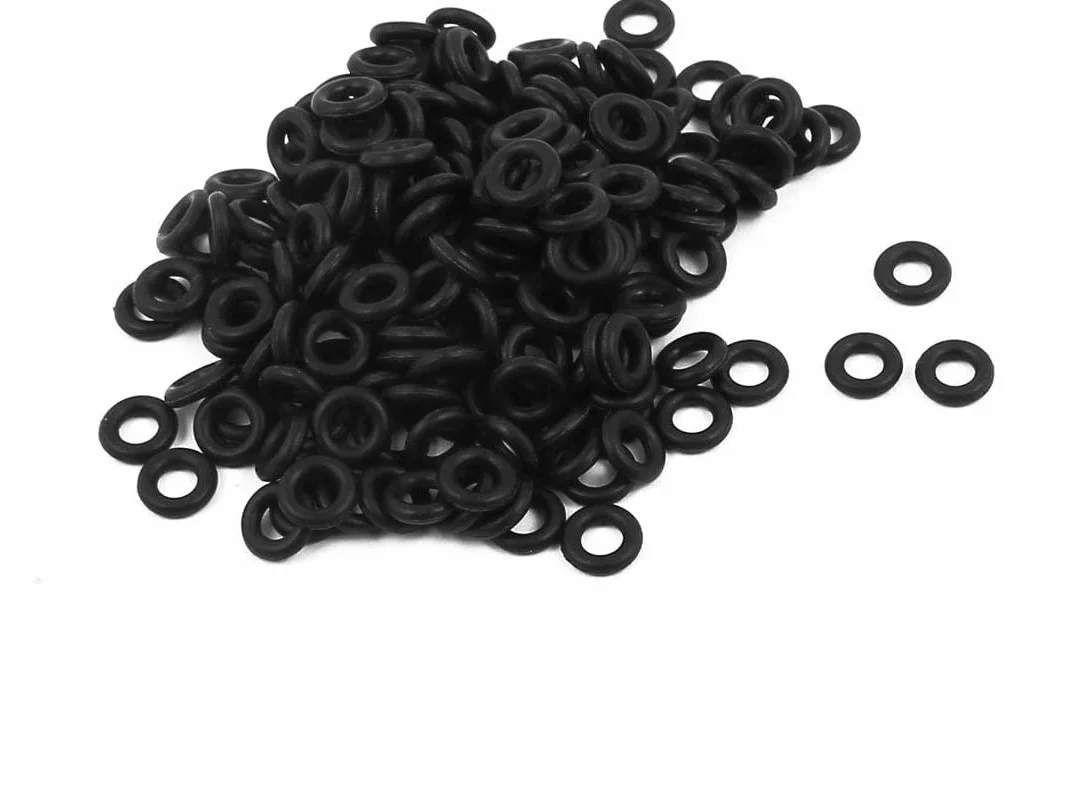 O-ringi uszczelka gumowy pierścień, 6mm OD 3mm ID 1.5mm szerokość, metryczna uszczelka Buna-N, opakowanie 200 (Juntas tóricas de caucho de nitrilo, 6 mm de diámetro Exterior, 3 mm de d