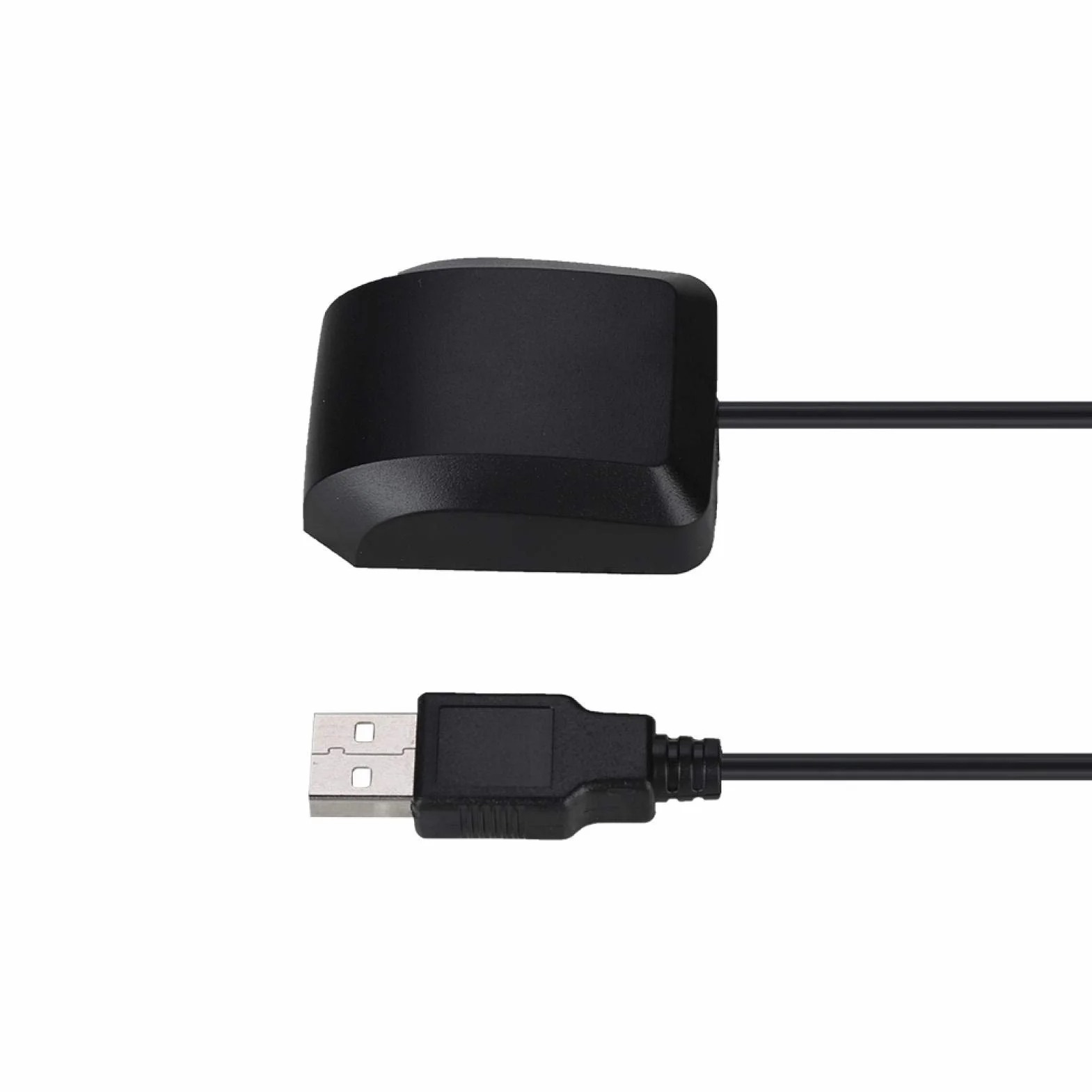 ASHATA 2 w 1 samochodowa antena GPS GLONASS adapter antenowy port USB z 3-metrowym kablem