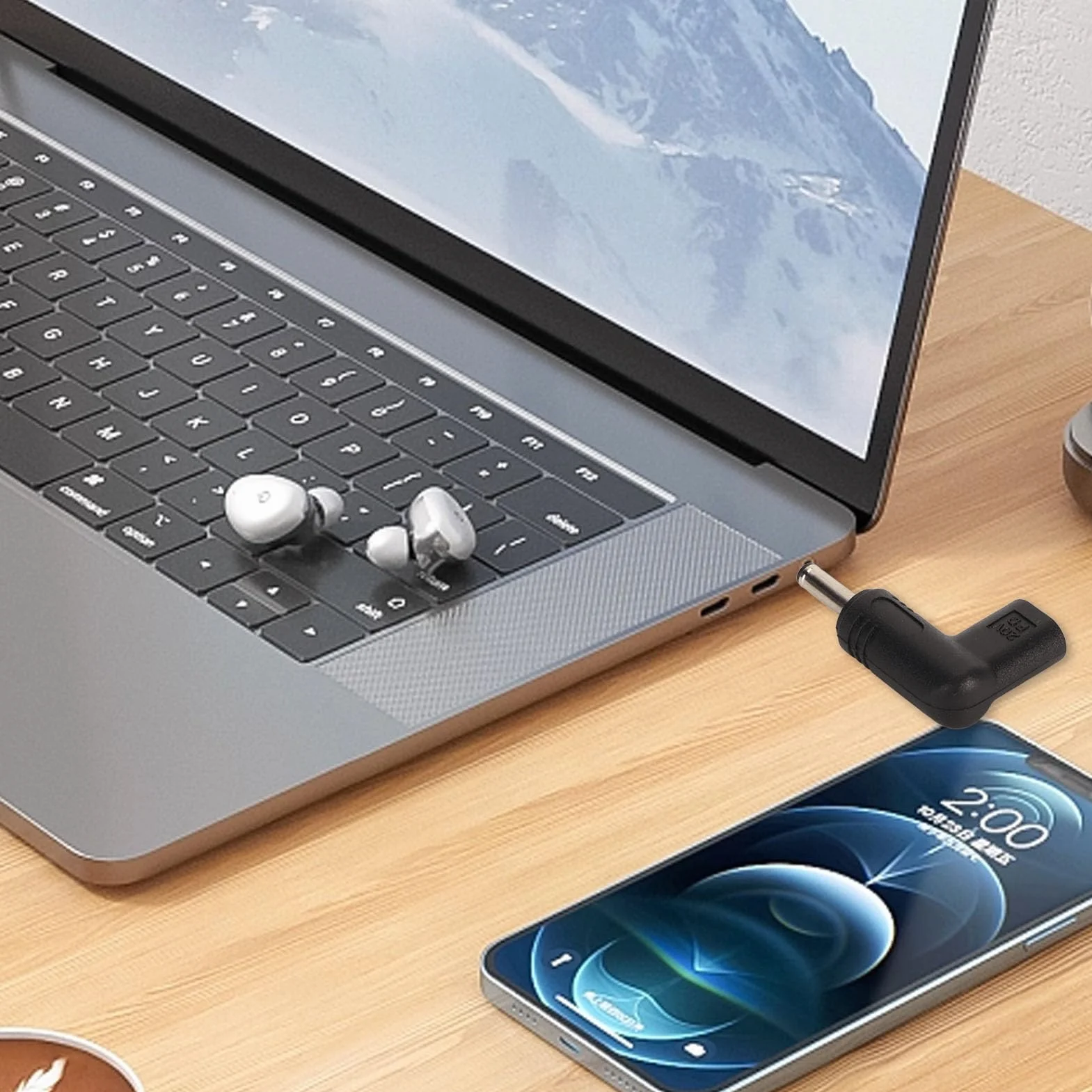 Adapter USB C na DC 4,0 mm x 1,35 mm 100 W PD Typ C żeński na męski 18,5–20 V USB 3.1