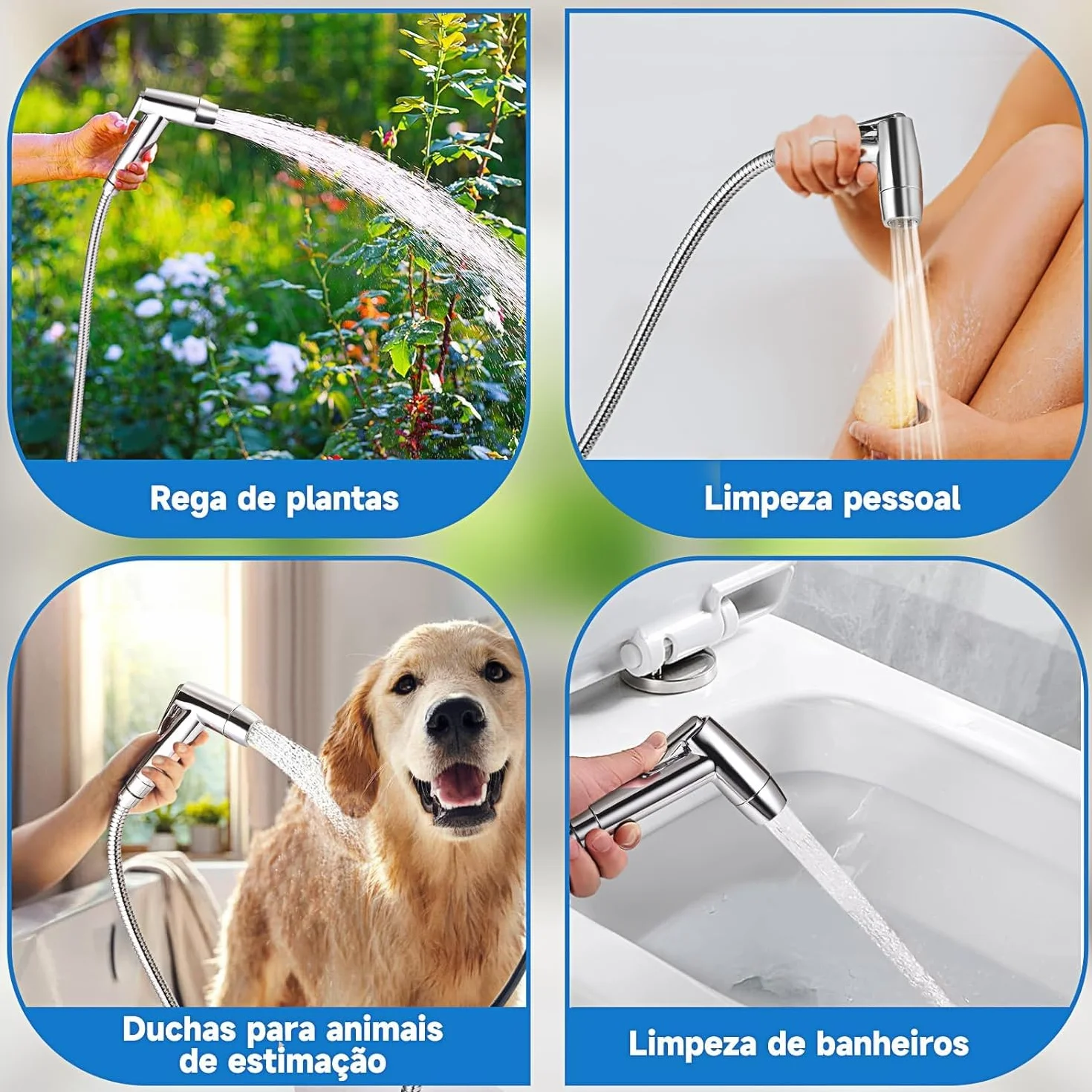 Bidet słuchawka prysznicowa, tworzywo sztuczne ABS, zestaw do rozpylania pieluszek dla niemowląt z hakiem na wąż ze stali nierdzewnej, dozownik kranu M22 x M24, toaleta z wężem i hakiem lub uchwytem