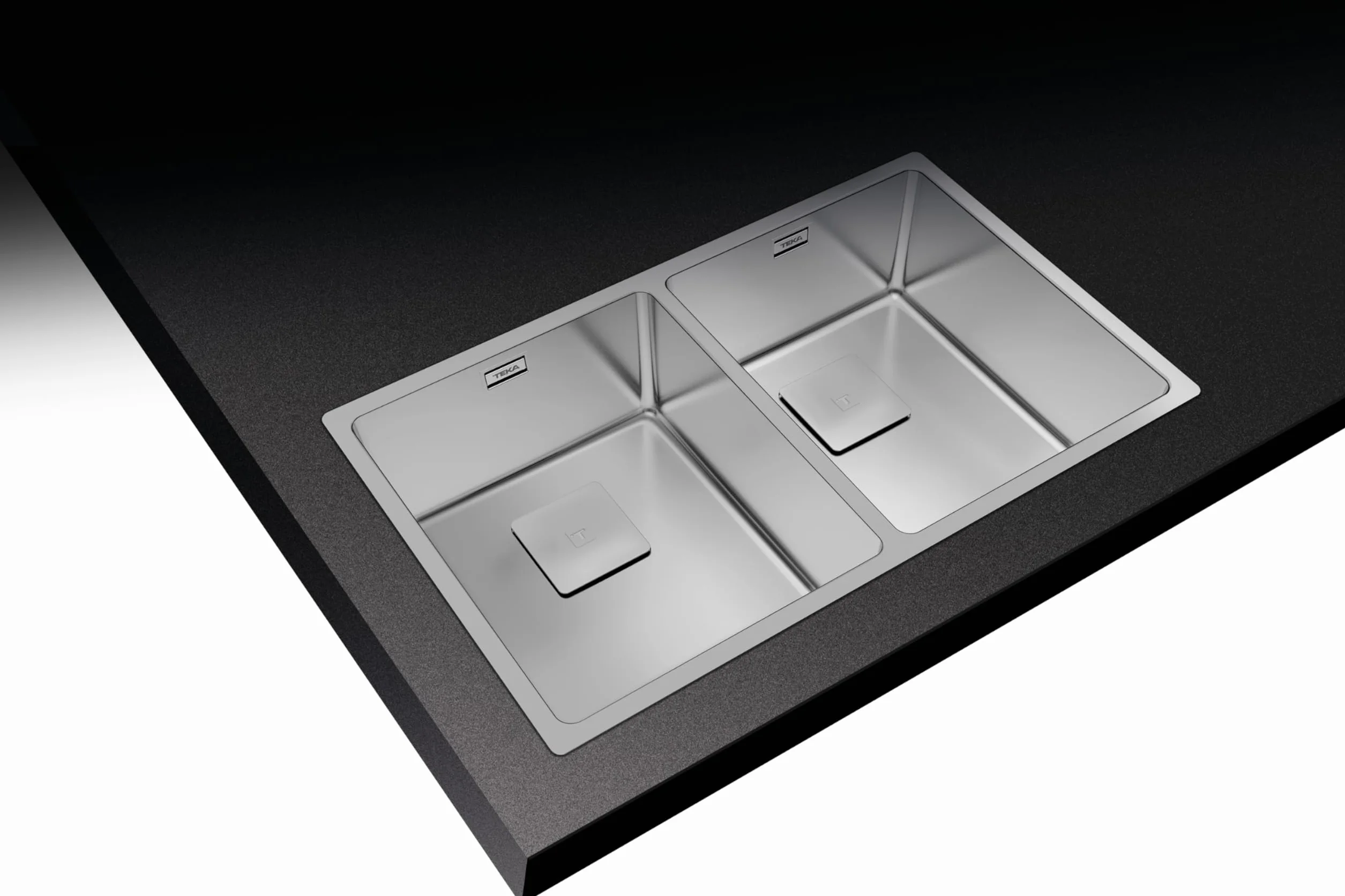 Zlewozmywak Teka Flexlinea Rs15 2C 740 Color Inox Ref 115030009 Szafka 80 Cm Trzyosobowa Możliwość montażu