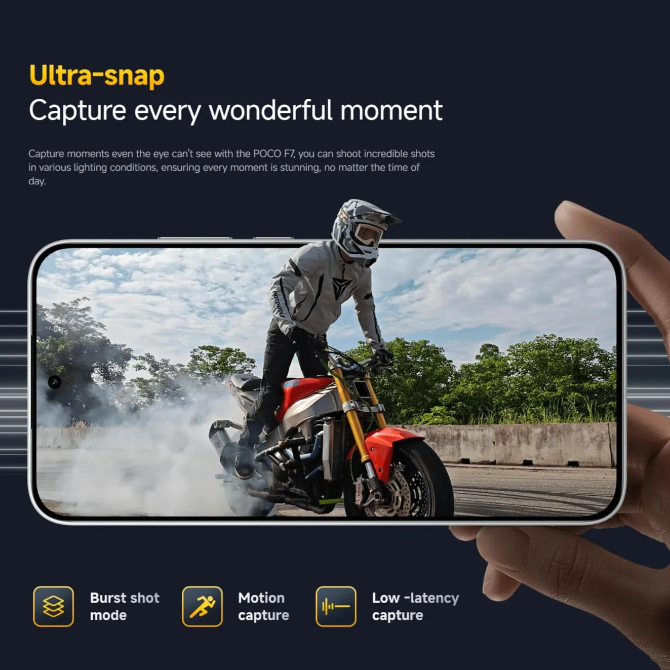 Xiaomi POCO F7 smartfon 12+512 GB 50 MP OIS AMOLED 6,83" 1,5K 120 Hz Snapdragon 8s Gen 4 Hypercharge 90 W biały
