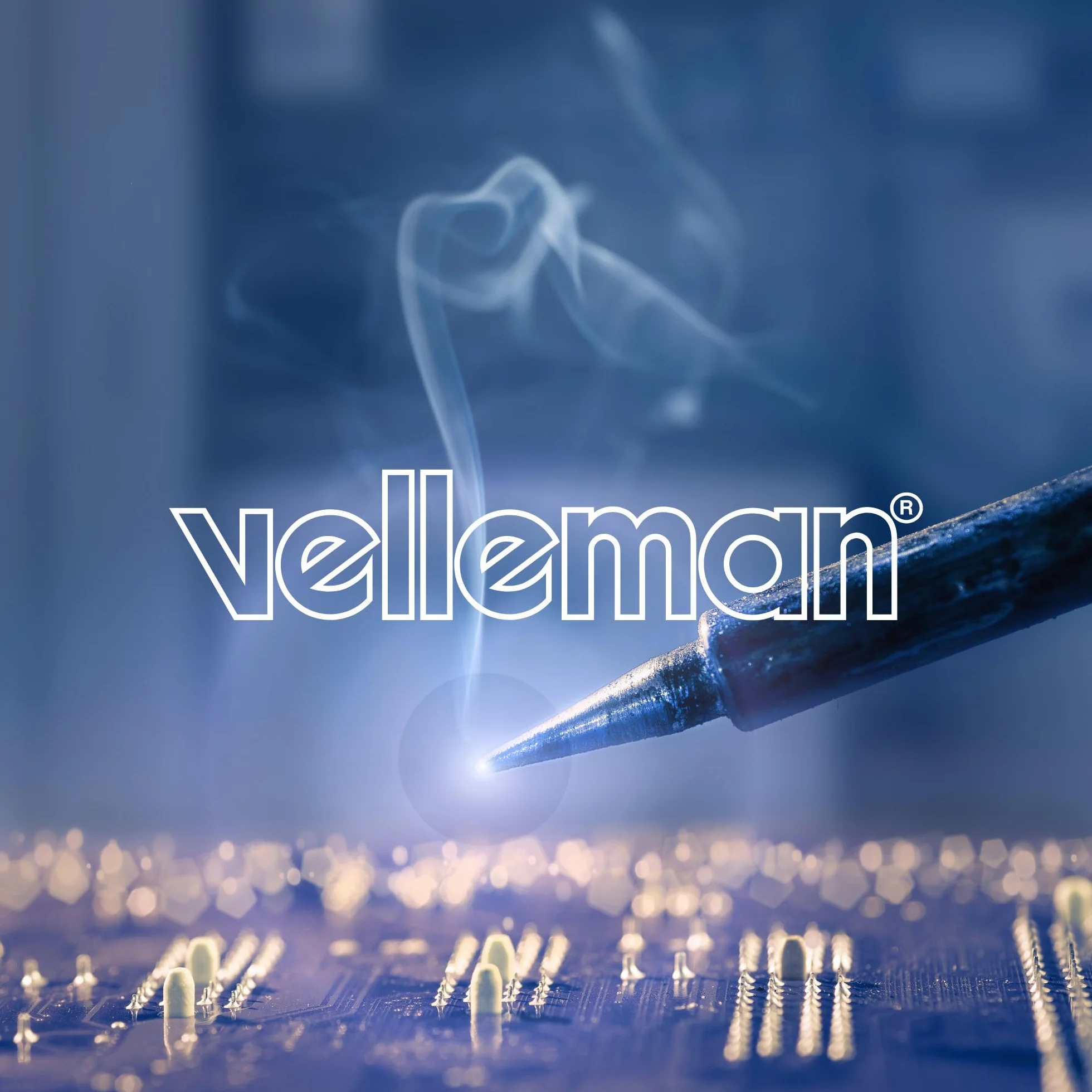 Velleman Lampa LED z lupą i zaciskiem, lupa podświetlana 4 W, 48 LED, powiększenie 2,25x, soczewka 5 dioptrii 120 mm, światło dzienne 6400 K, do czytania, hobby, beauty i precyzji