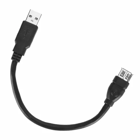 KIMISS Firewire 400 na USB Adapter 1394 6-pin żeński USB 2.0 AM Kabel IEEE1394 Czarny