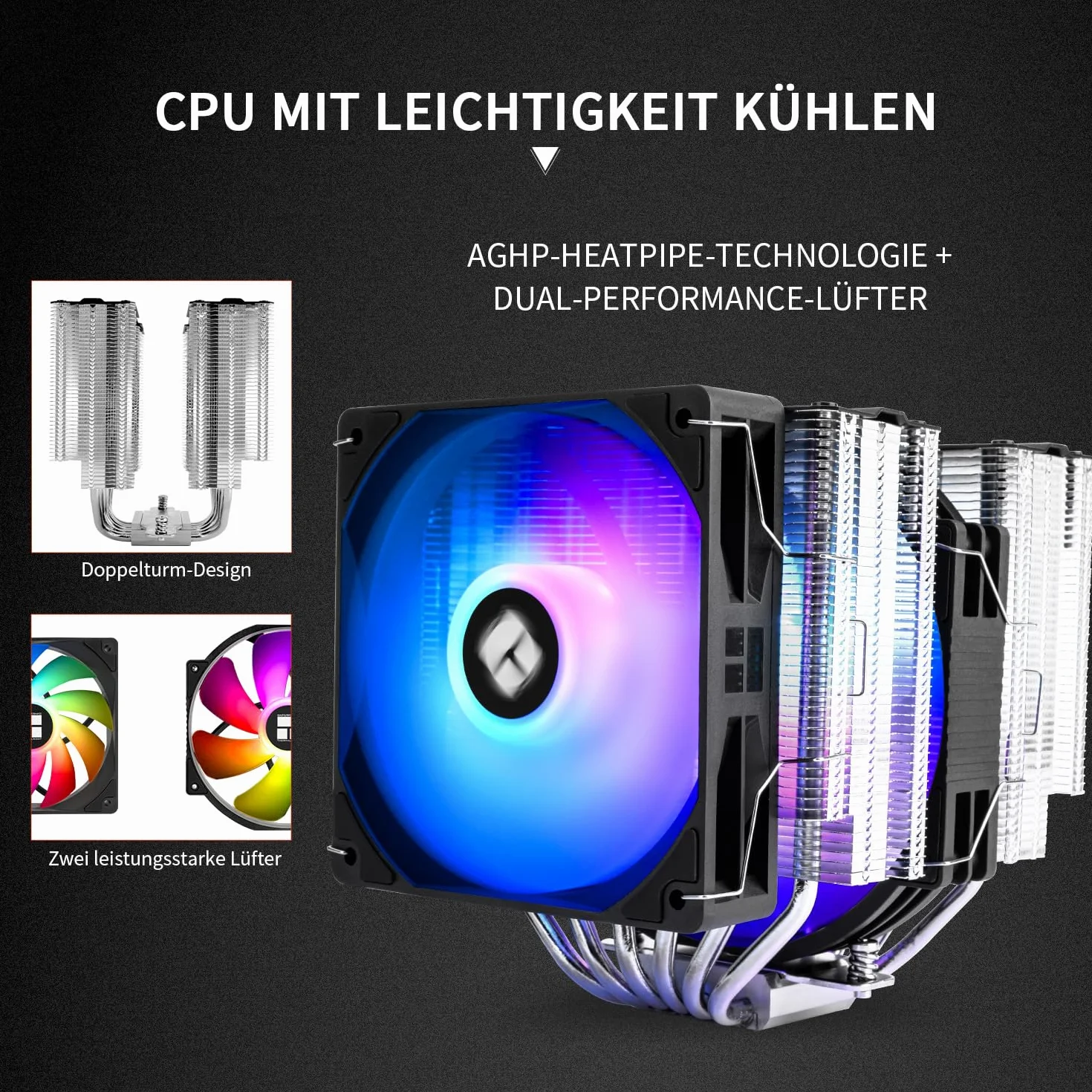 Thermalright Peerless Assassin 140 SE ARGB chłodnica procesora Dual-Tower 6 rur grzewczych wentylator PWM AM4/AM5 LGA115x/1700/1851