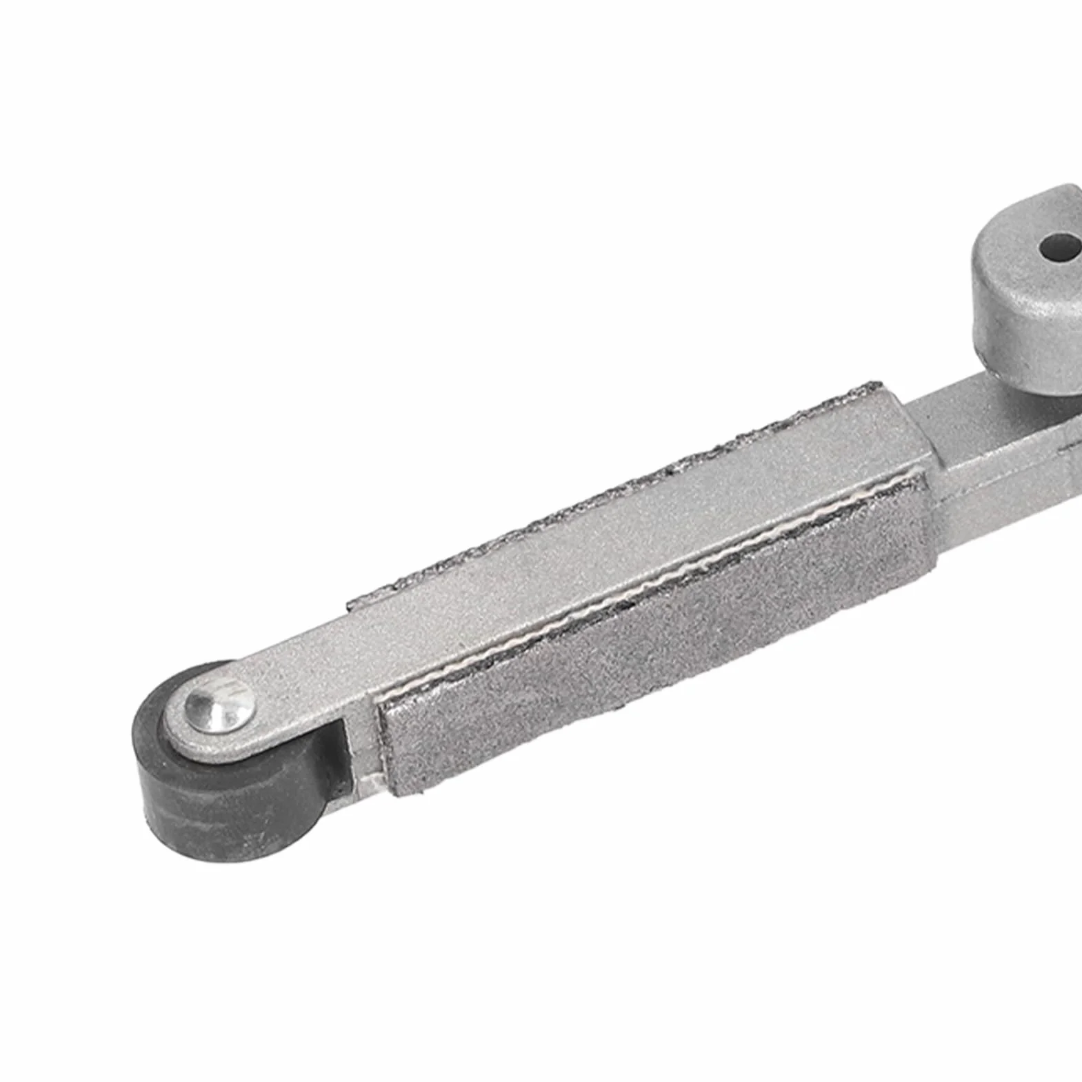 Przystawka do szlifierki taśmowej ze stopu aluminium Kompatybilna ze szlifierkami kątowymi M10 - Adapter szlifierski o szerokości 15 mm do drewna szklanego i metalu - Głowica
