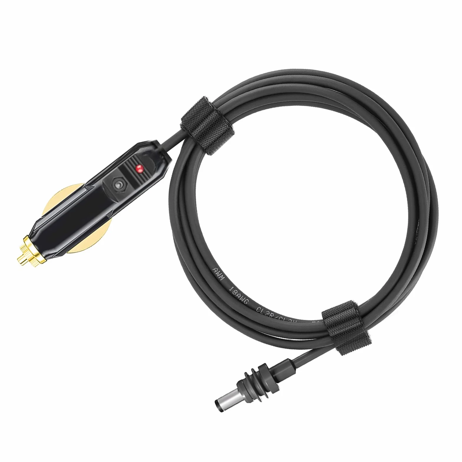 Kabel Zasilający Mini DC 18AWG IP68 do Samochodu, Satelity, Ciężarówek