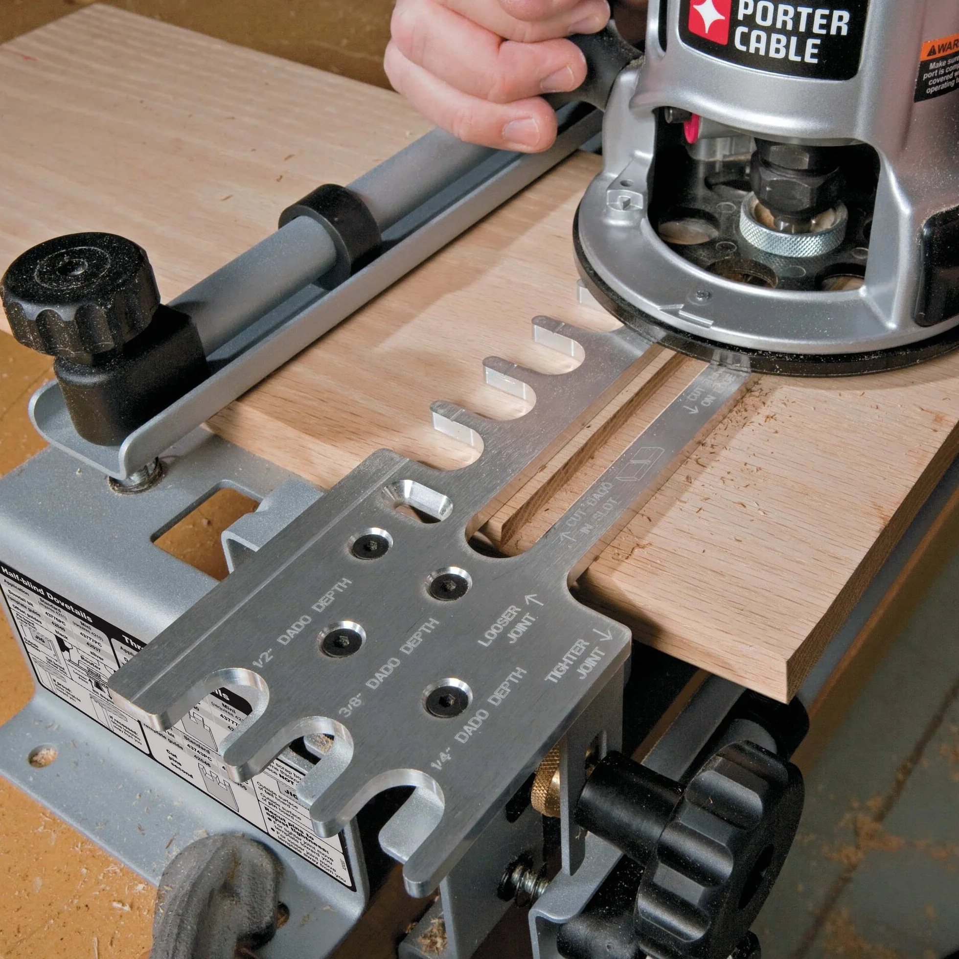 PORTER-CABLE 4216 Super Jig - przyrząd do jaskółczy ogon (4215 z mini zestawem szablonów)