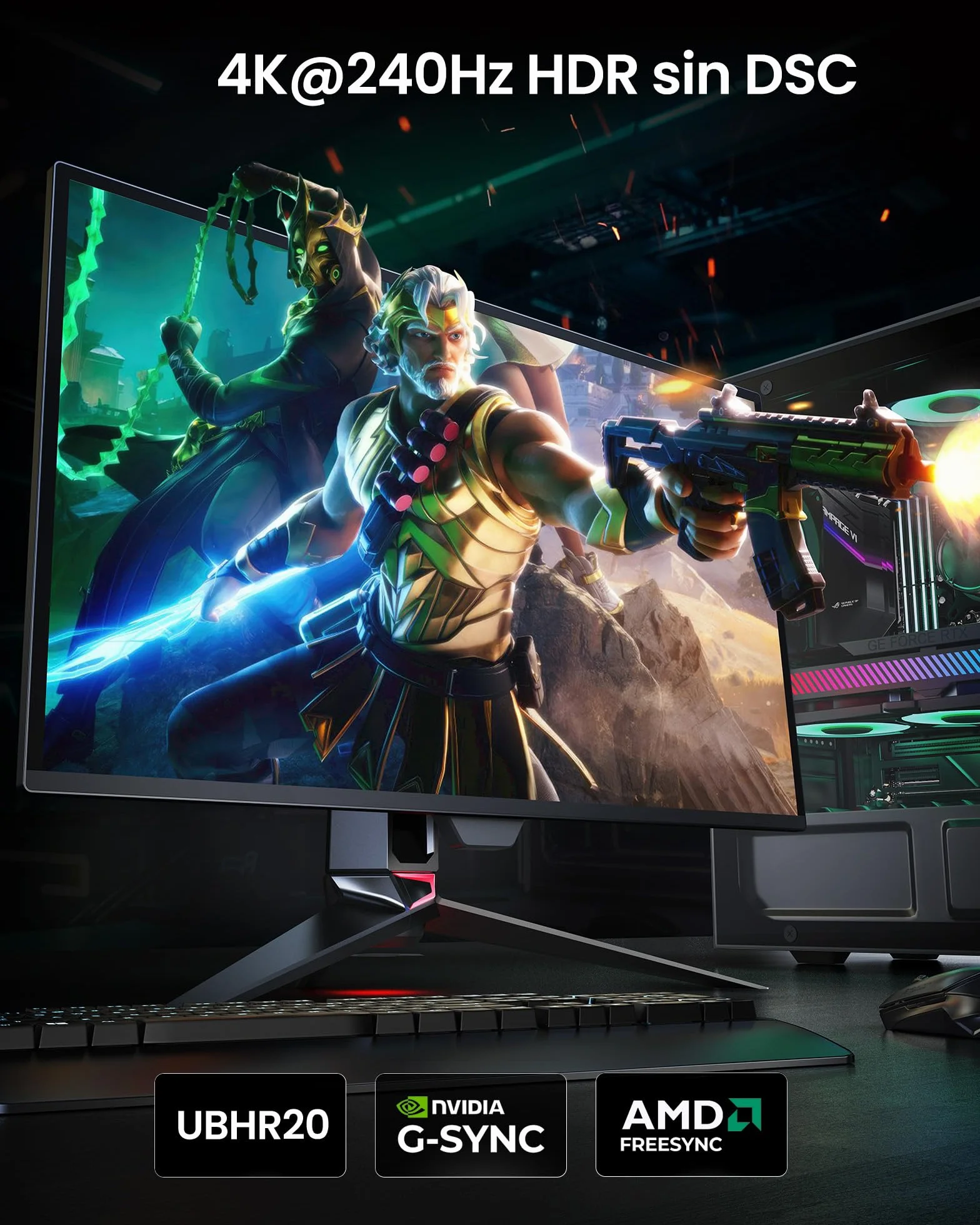 Silkland Kabel DisplayPort 2.1 80Gbps 2M DP80 8K@240Hz HDR FreeSync G-Sync UHBR20