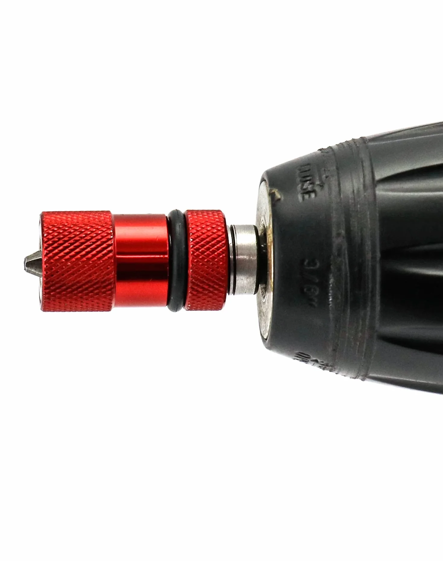 QWORK® 2 szt. Magnetyczny uchwyt na bity uchwyt do szybkiej wymiany bitów z chwytem sześciokątnym 1/4 cala z 2 x wkrętak do płyt gipsowo-kartonowych PH2