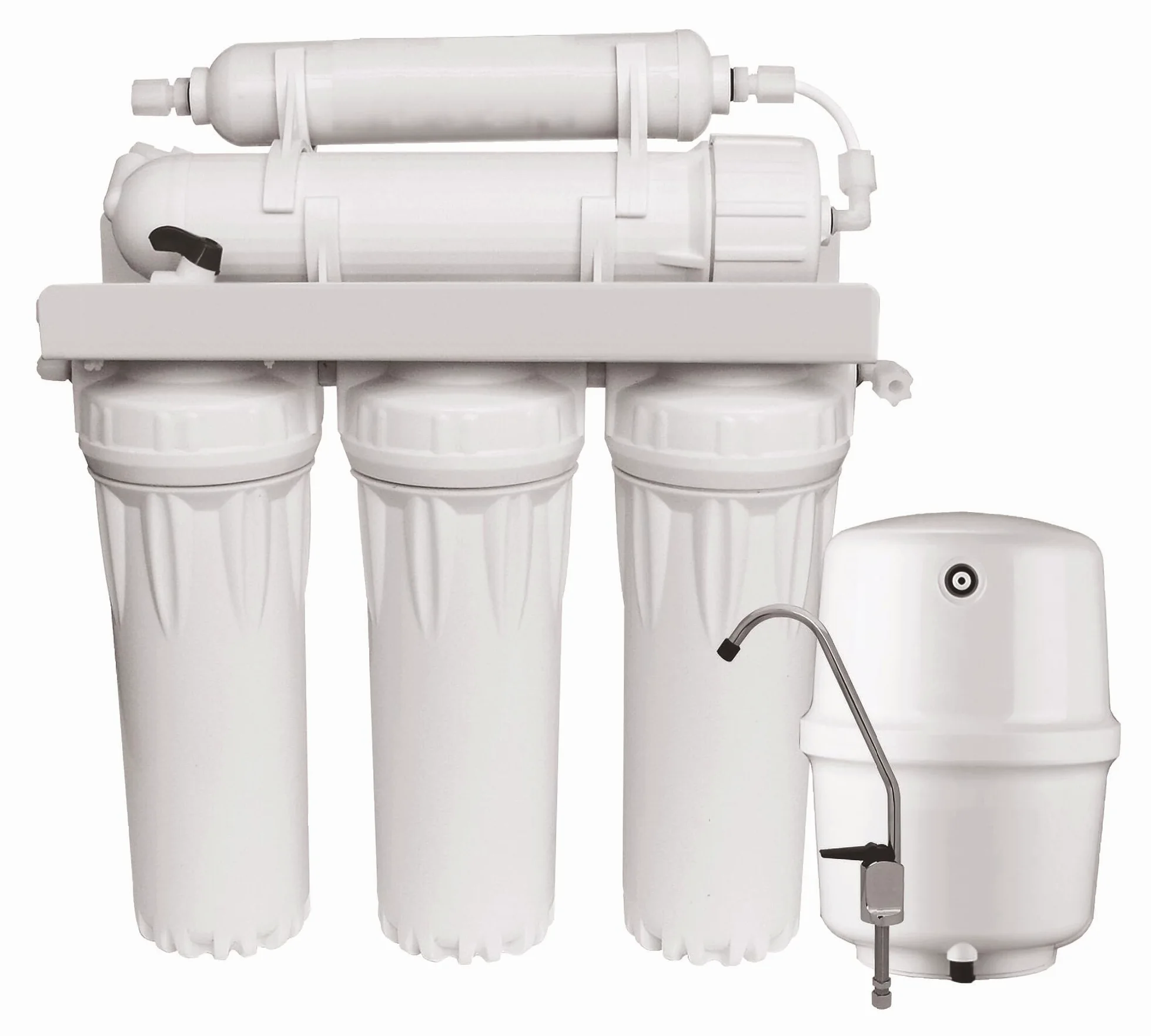 Aquawater - 104375, 5-Stopniowy System Odwróconej Osmozy Ze Zbiornikiem 11 L, 4 Wkładami Filtrującymi, Kranem Do Zimnej Wody, Optymalne Oczyszczanie Dla Zdrowej, Bezwonnej Wody Pitnej