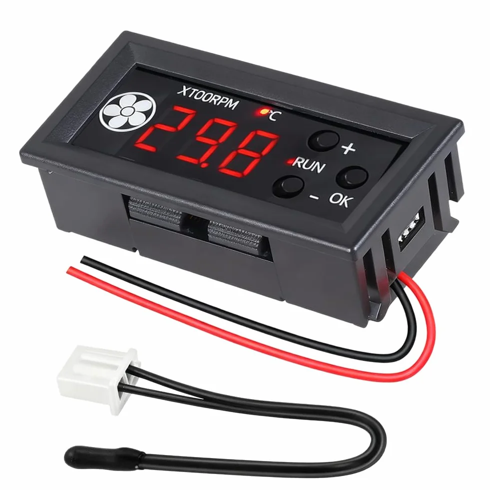 Regulator prędkości obrotowej DC 12V 4-przewodowy PWM 25kHz 3A z wyświetlaczem cyfrowym