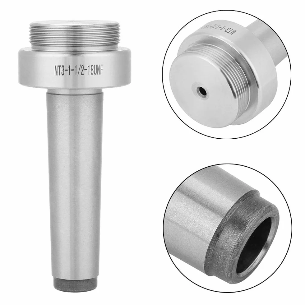 MT3-M12 Taper Collet Chuck Głowica Wytaczająca Mt3 Uchwyt Twarzy Arbor Adapter Narzędzia Frezarskie CNC + 2 Cal Tokarka Wytaczająca Głowica