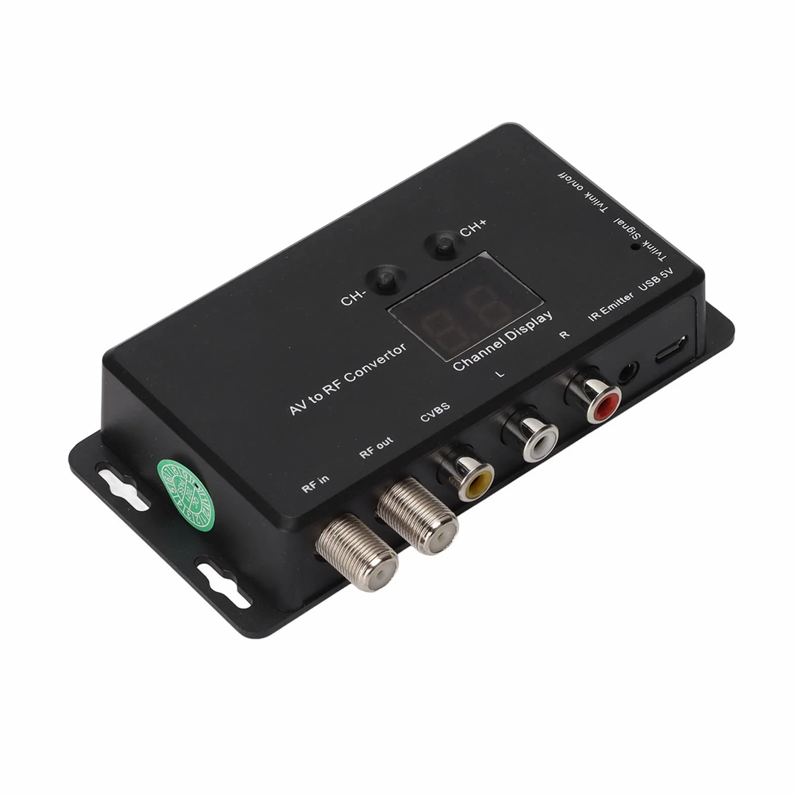 Modulator UHF - TV LINK Modulator, PAL NTSC AV do RF Modulatory Dystrybucji TV, z Gwintem Wewnętrznym AV Audio Video TV Link-Konwerter UHF do Wyjścia RF łączy SLX/TV