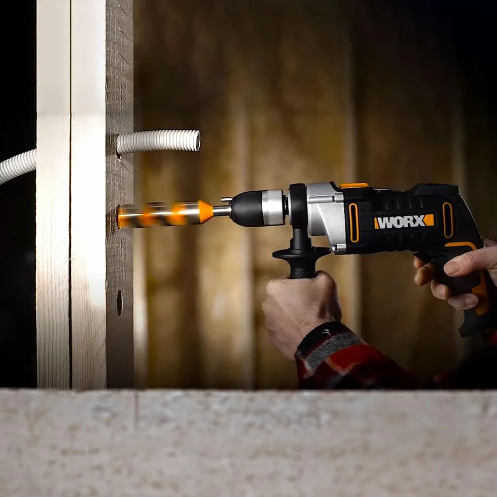 Wiertarka udarowa WX328 | WORX | moc 800 W | Zrównoważona i lekka dla lepszej wydajności