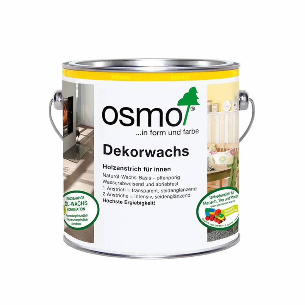 Osmo Wosk dekoracyjny intensywny biały matowy 2,50 l - 10100424