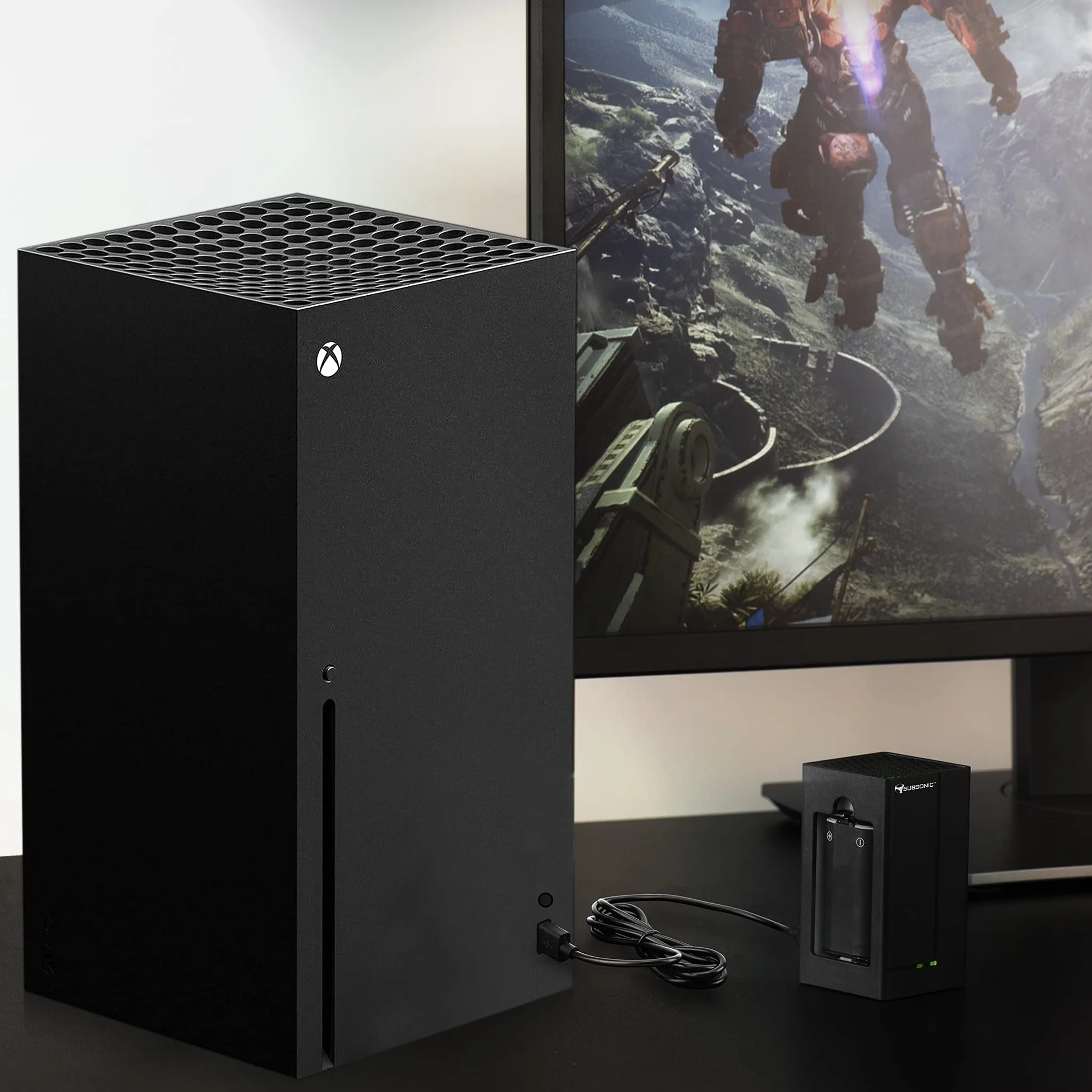 Subsonic - Zestaw do ładowania Dual Power Pack - 2 akumulatory, ładowarka i kabel do kontrolera Xbox X/S serii