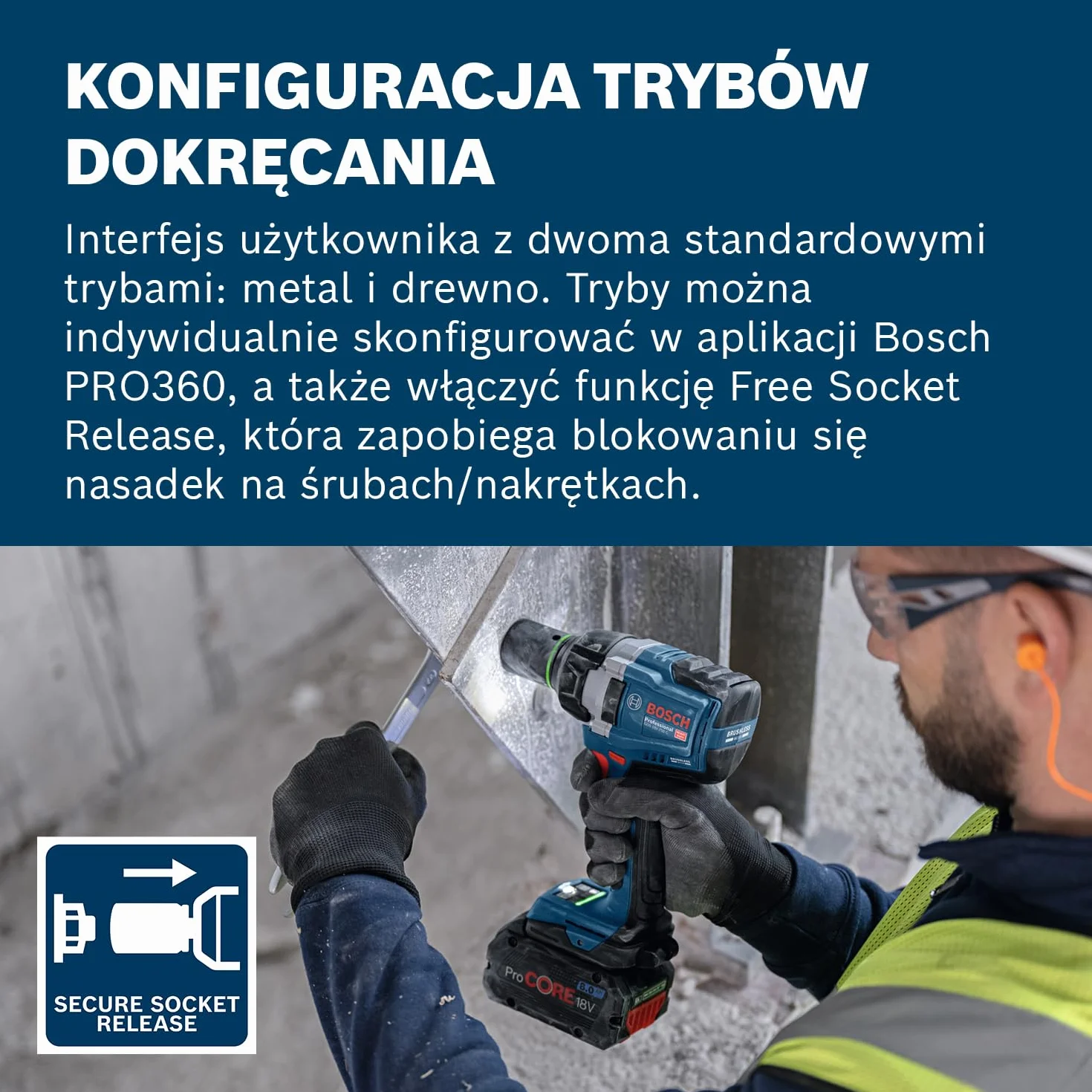 Bosch Professional 18 V firmy Bosch: akumulatorowy klucz udarowy GDS 18V-750 C (2x GBA 5.0Ah, ładowarka GAL 18V-40, walizka L-BOXX)